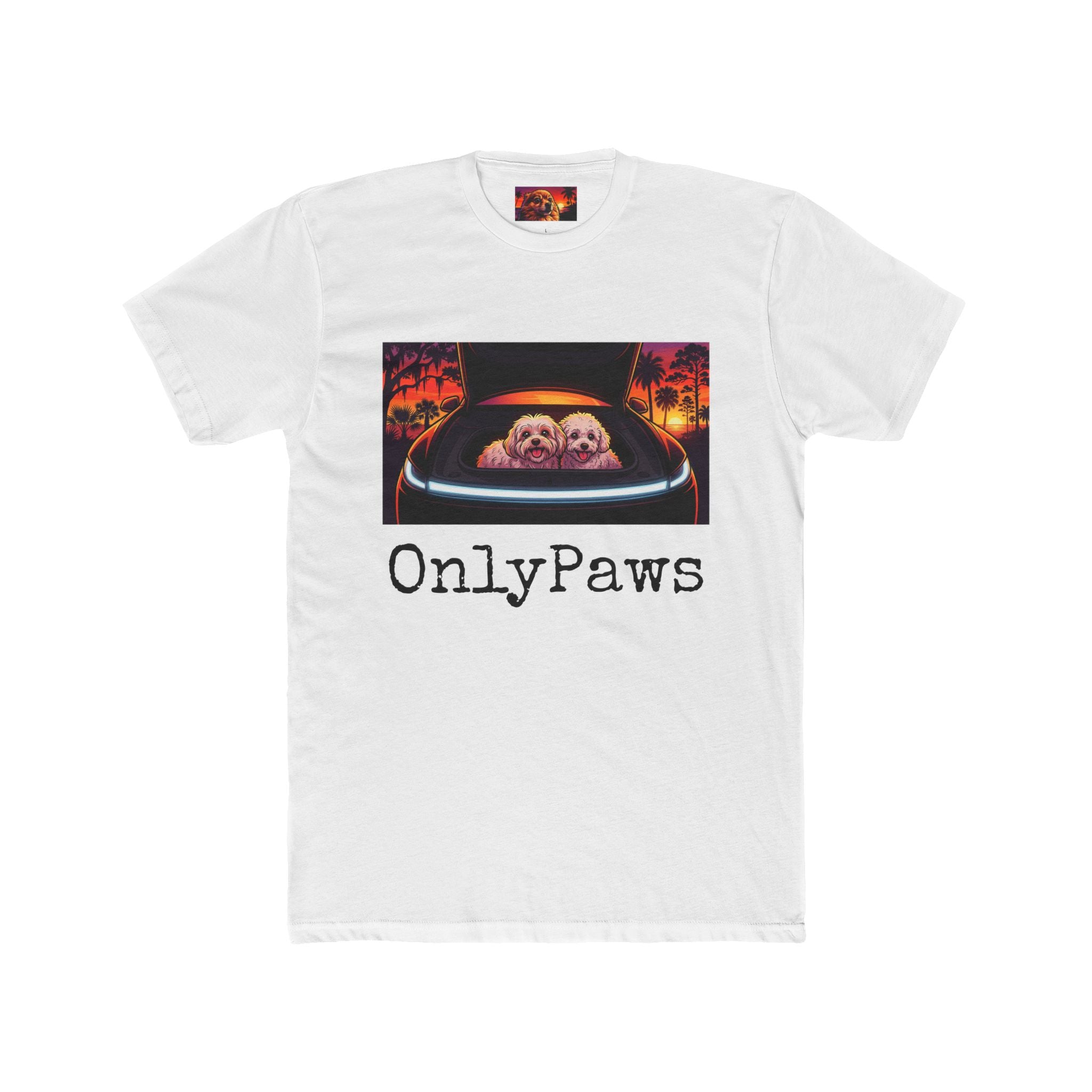 OnlyPaws Chevy and Fiona Edition Sunset — T-Shirt