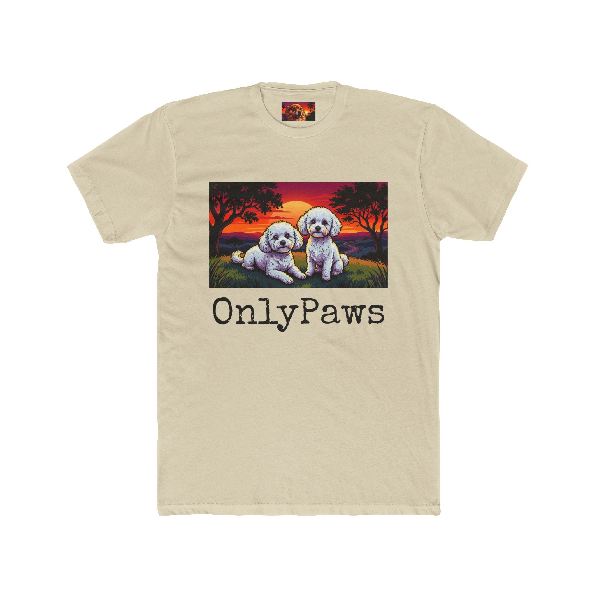 OnlyPaws Gypsy and Bella Edition Sunset dog —  T-Shirt