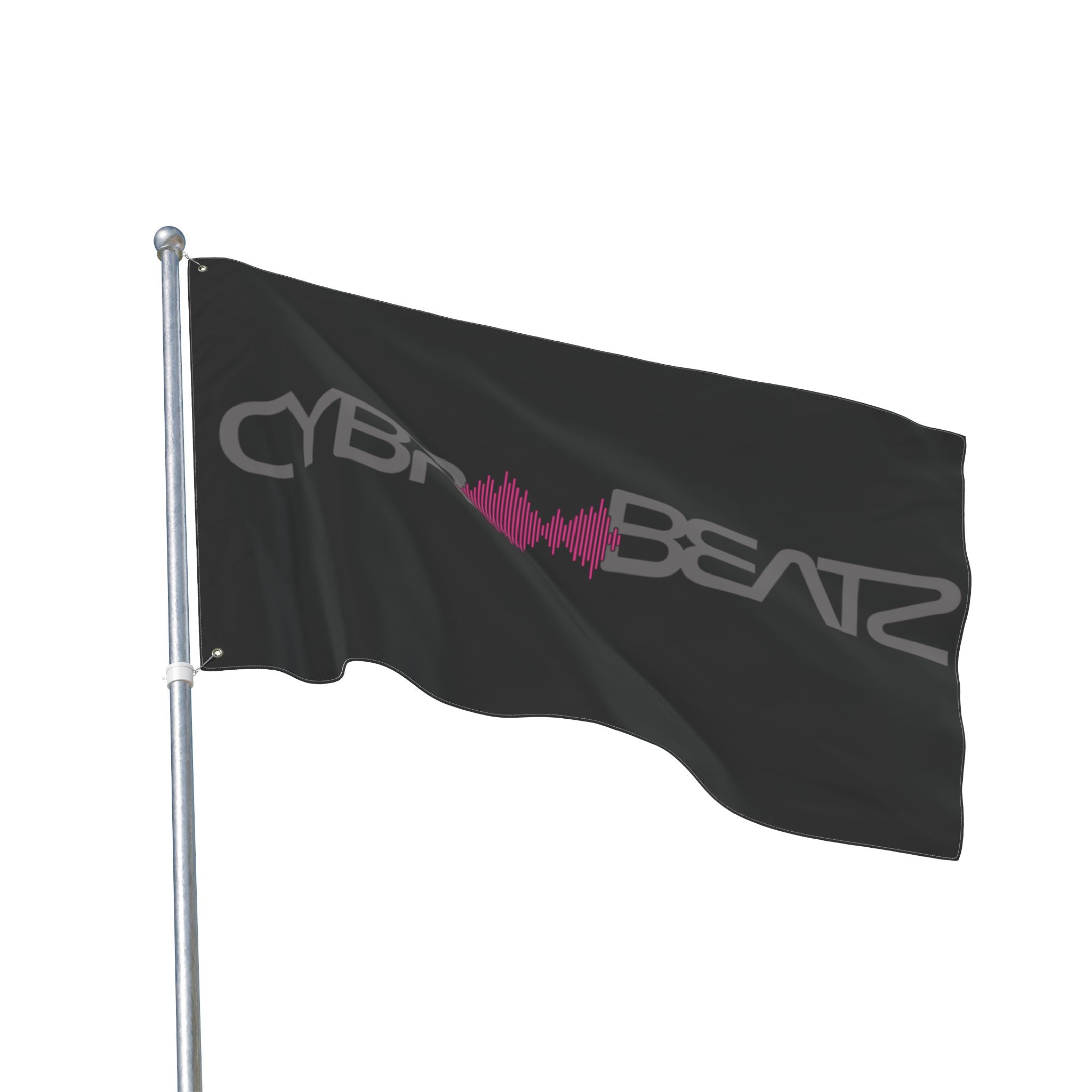 CYBRBEATZ Double-Sided Flag