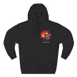 @TeslaTim2 Glow Up Hoodie by SmokehBear – Black, front view