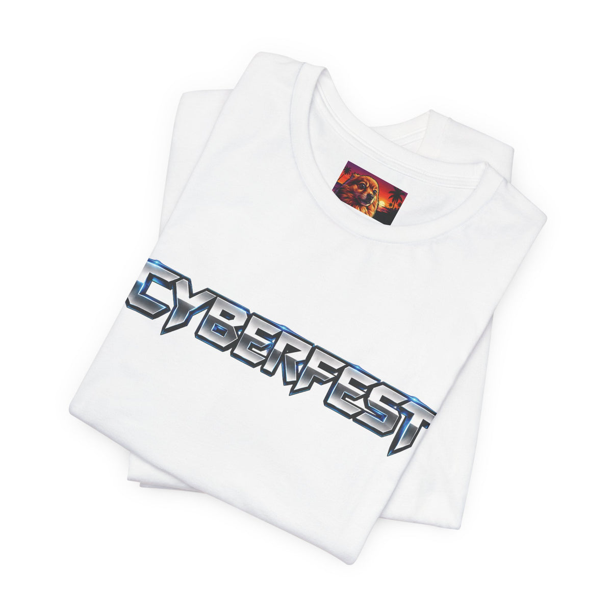 CYBERFEST '26 Official Tee Shirt by SmokehBear – Black, front view