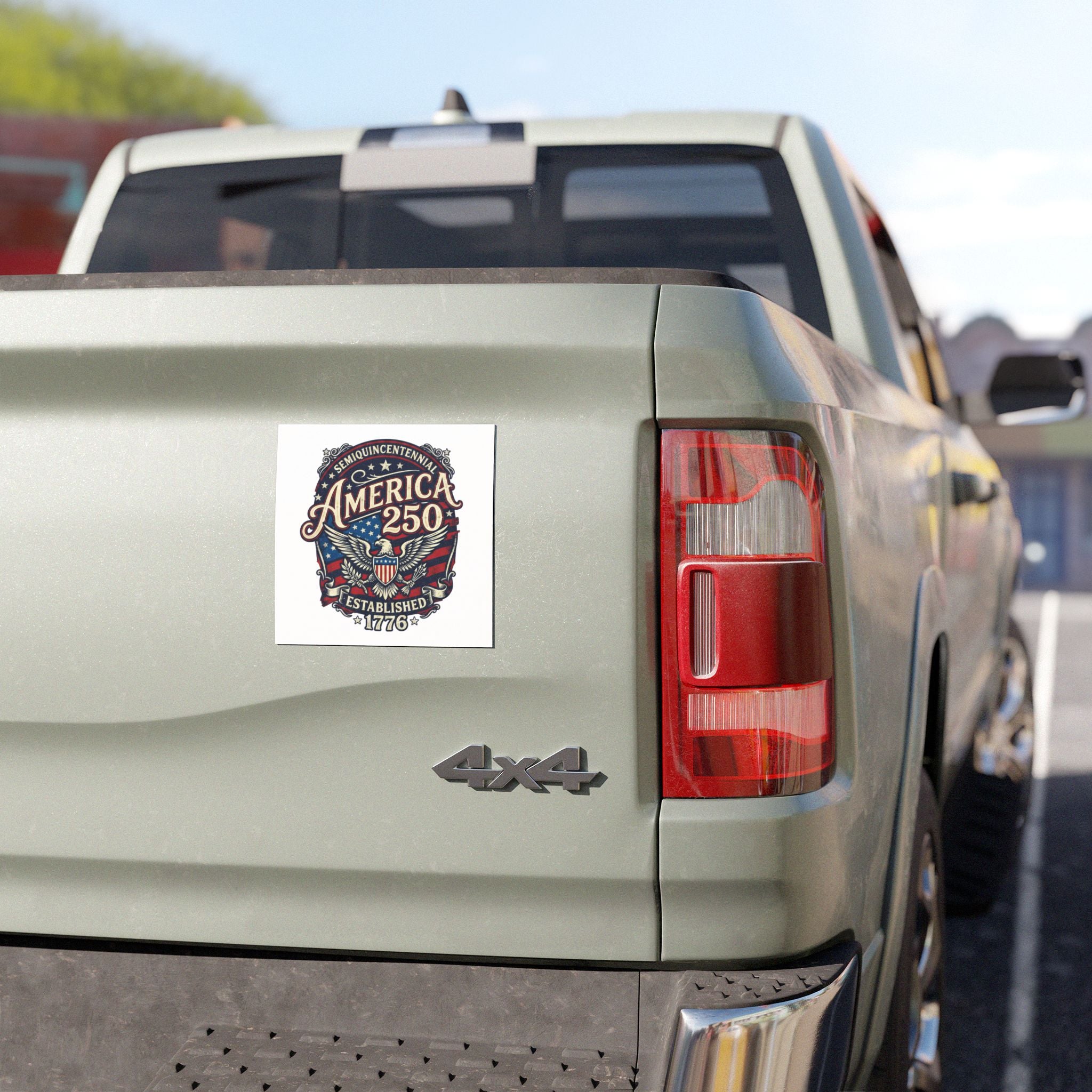 America 250 Established 1776 Car Magnet
