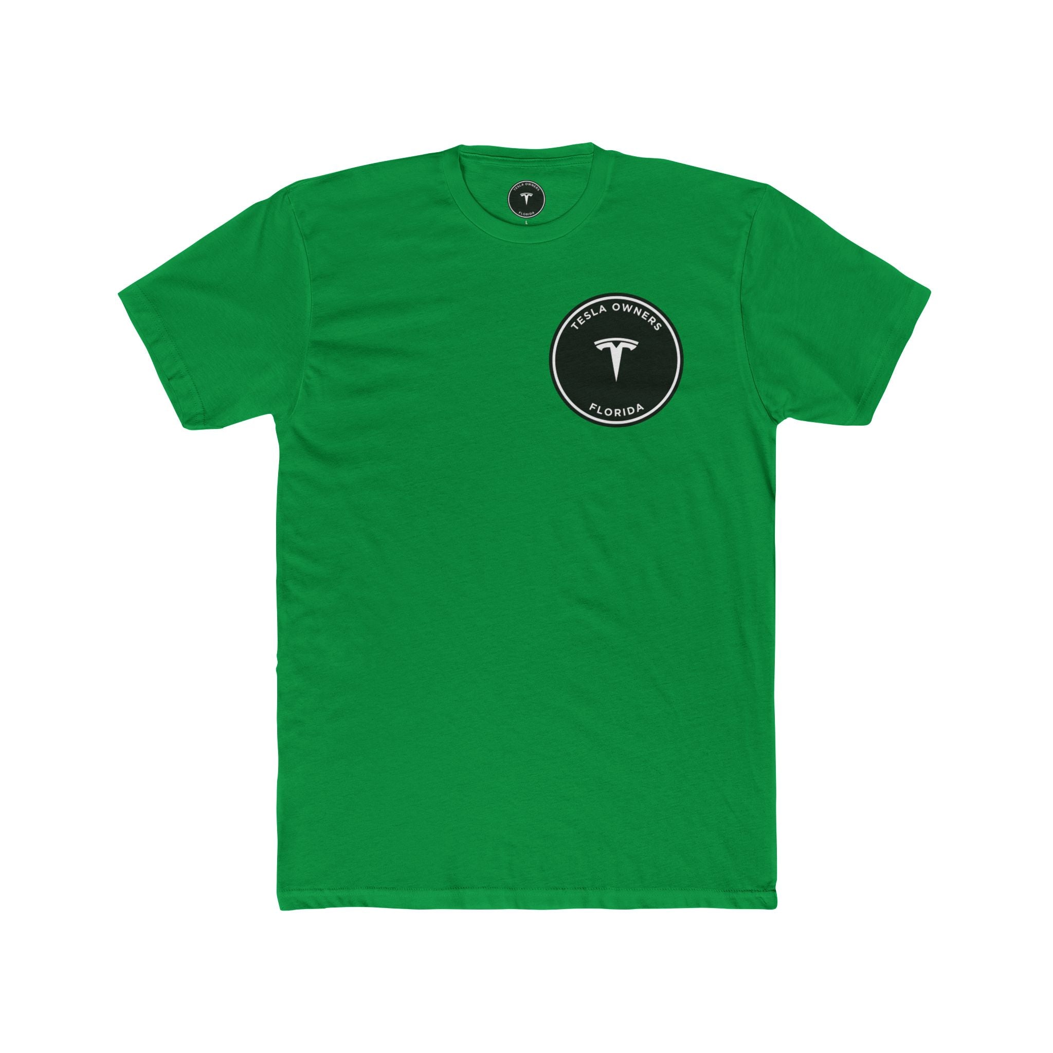 Tesla Owners Florida T-Shirt (small logo front, large back)