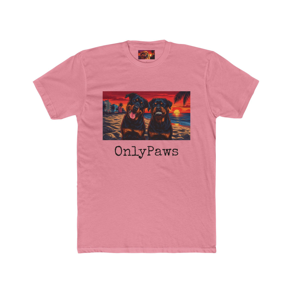 OnlyPaws Sunset Oliver and Dexter Tee