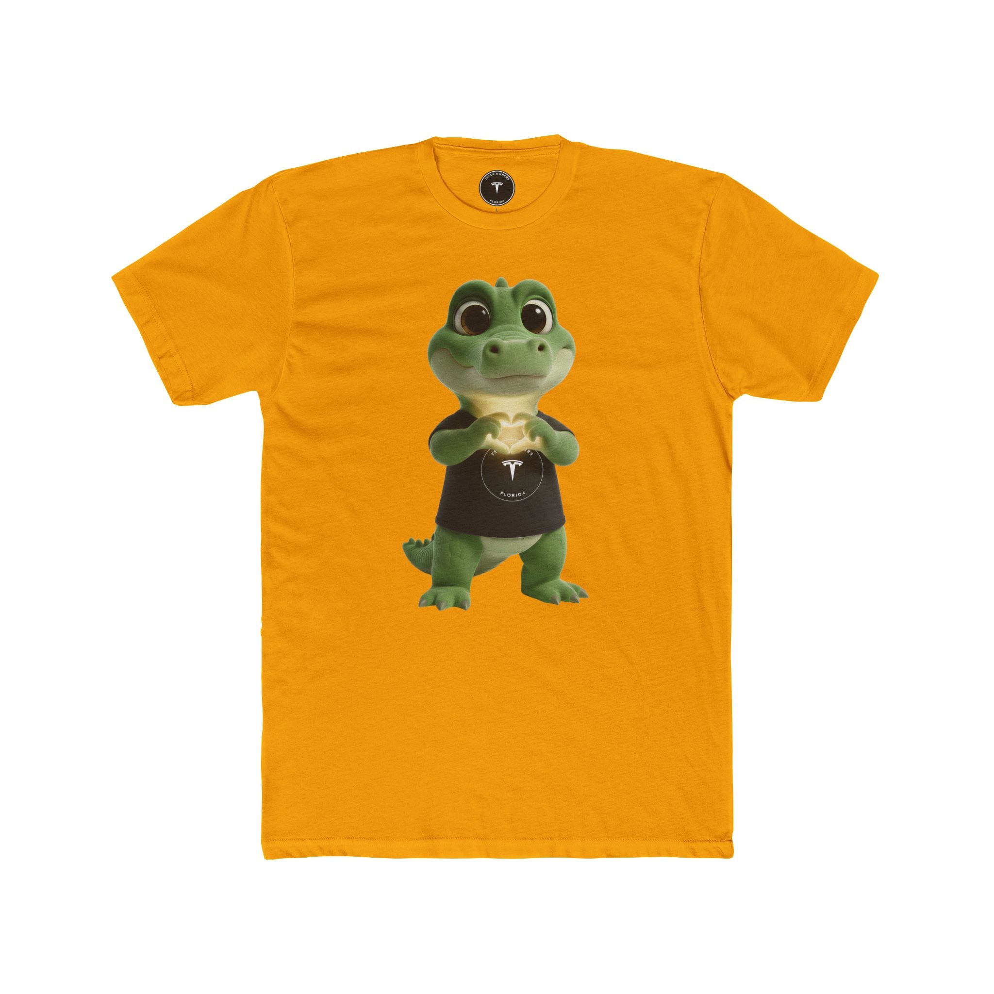 Tesla Owners Florida FloDaGator Heart Glow T-Shirt