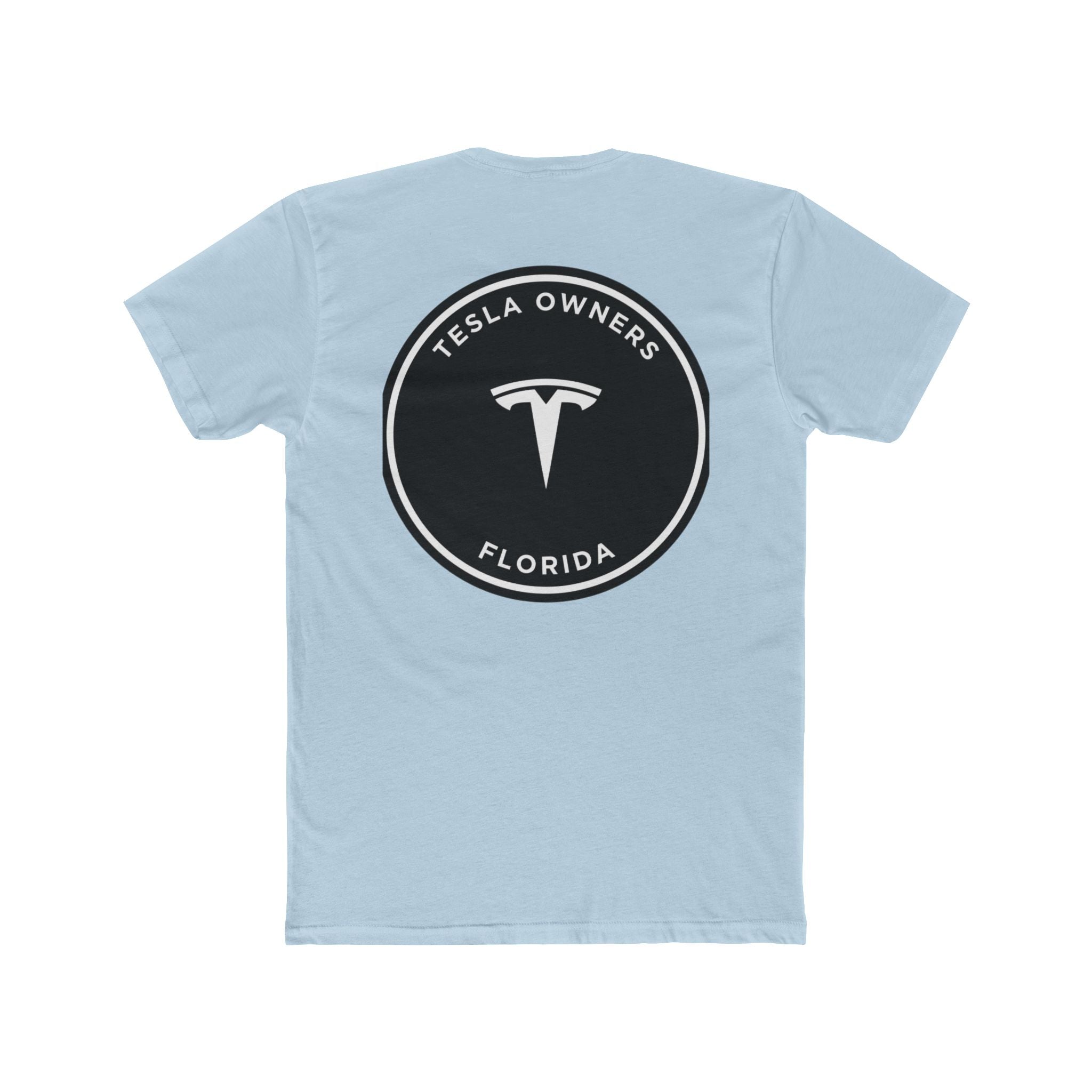Tesla Owners Florida T-Shirt (small logo front, large back)