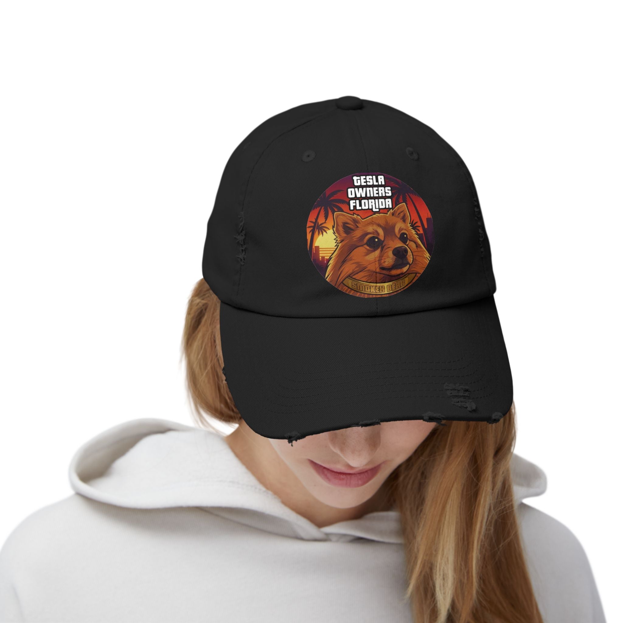 SmokehBear's Distressed Cap
