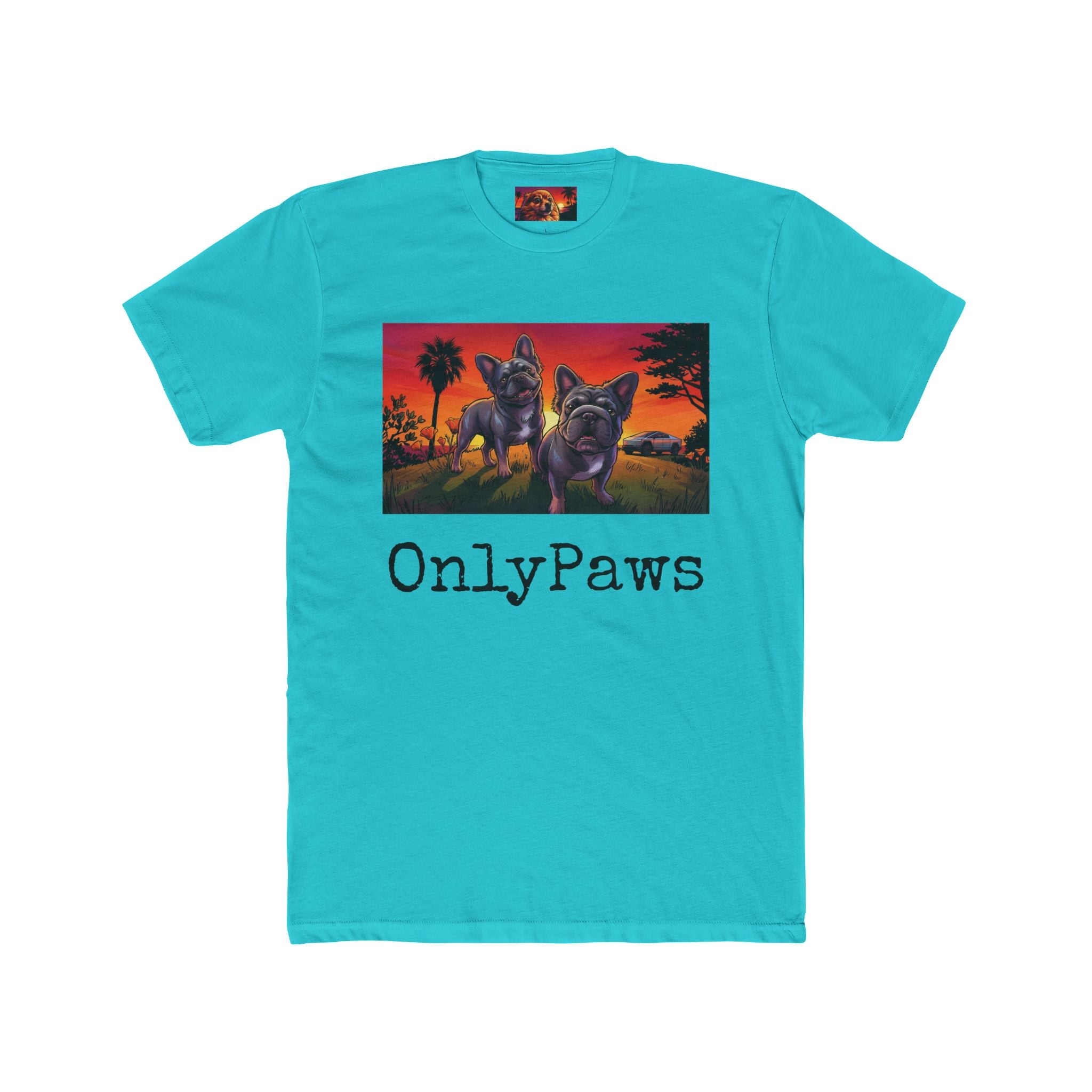 Buddha and Taz Edition OnlyPaws Sunset Dog T-Shirt