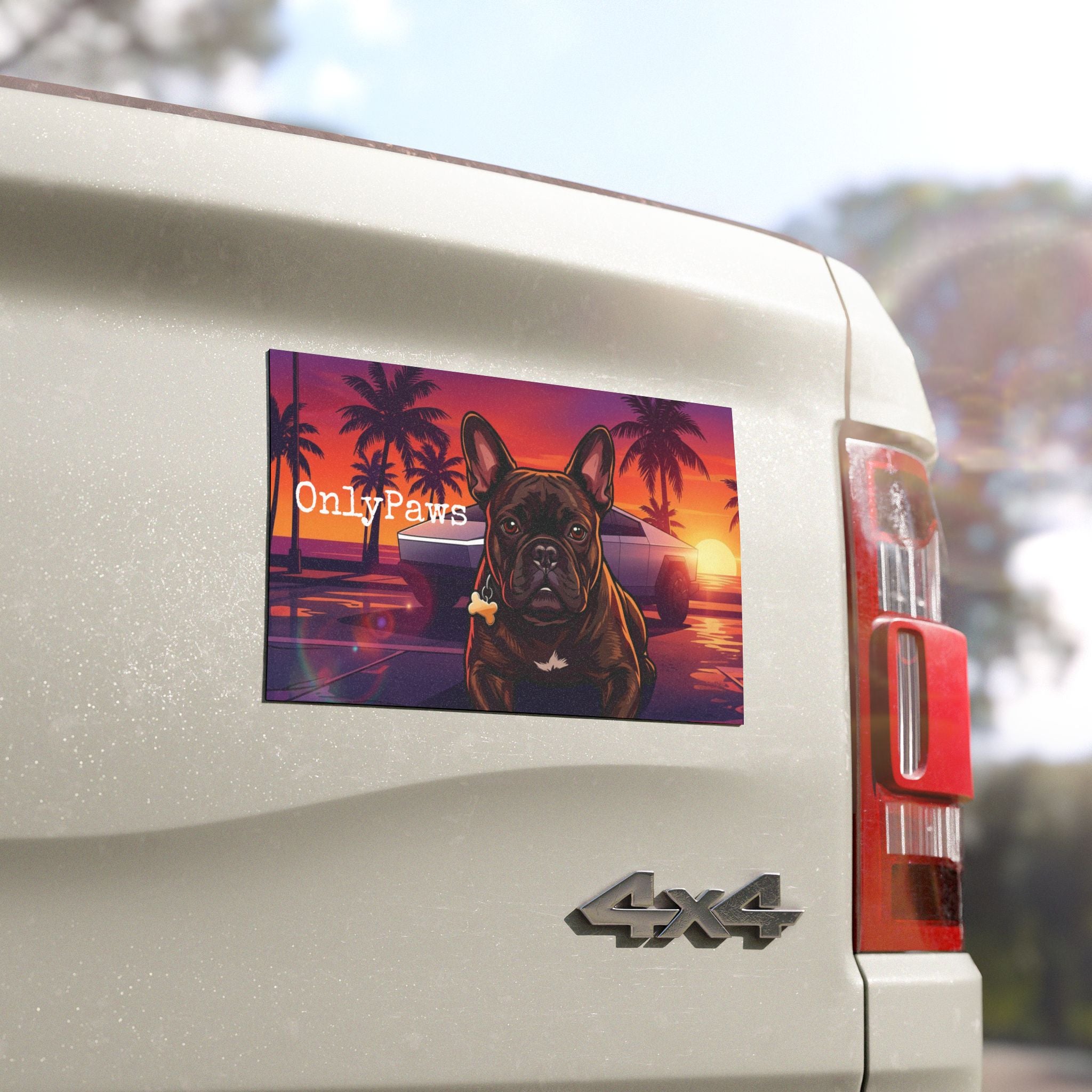 French Bulldog Mateo Edition Car Magnet — "OnlyPaws"
