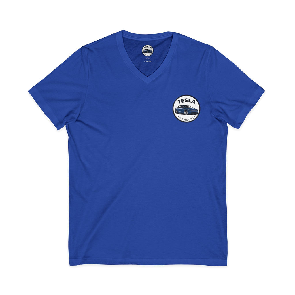 www.teslainstructor.com V-Neck Tee