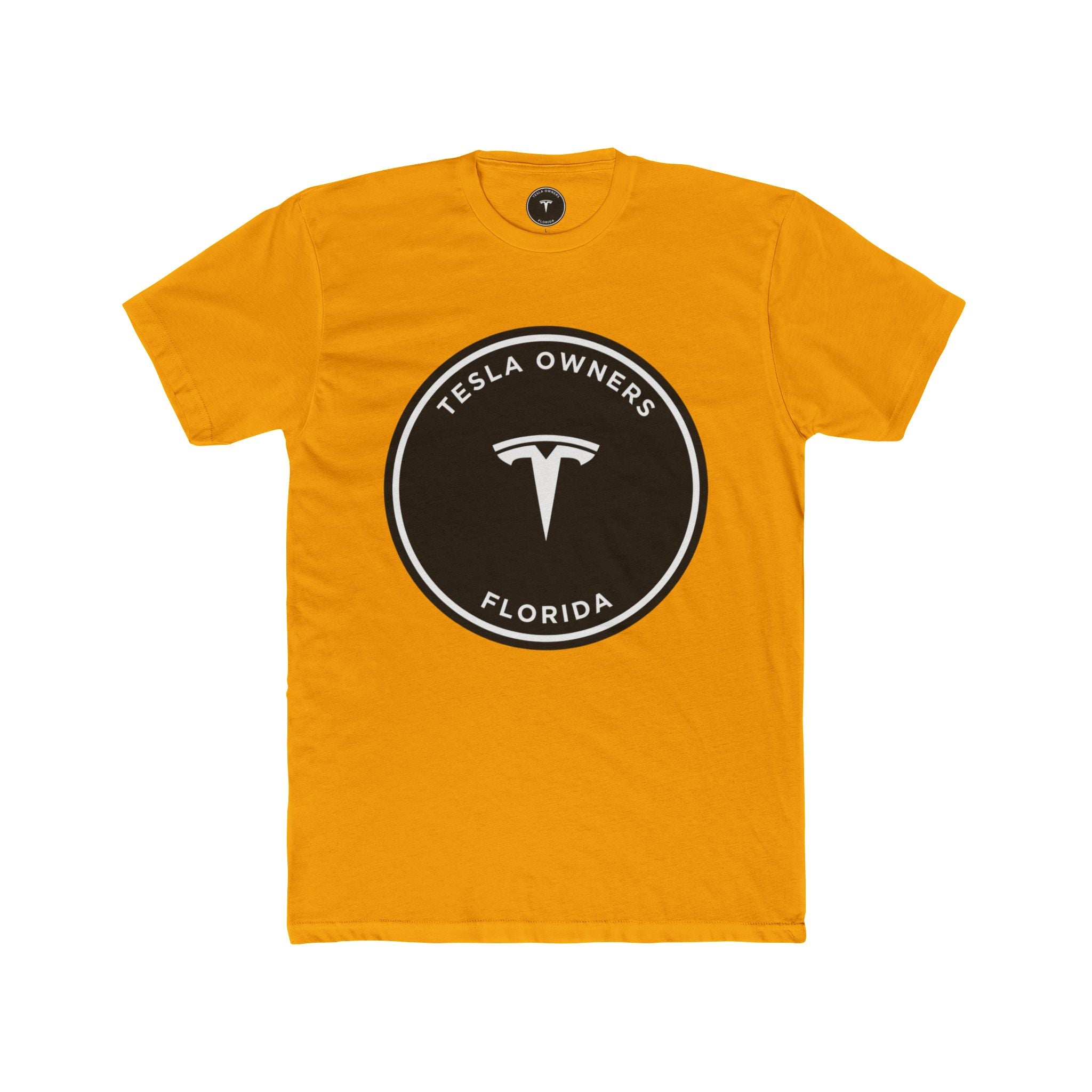 Tesla Owners Florida T-Shirt (Black/White Large)