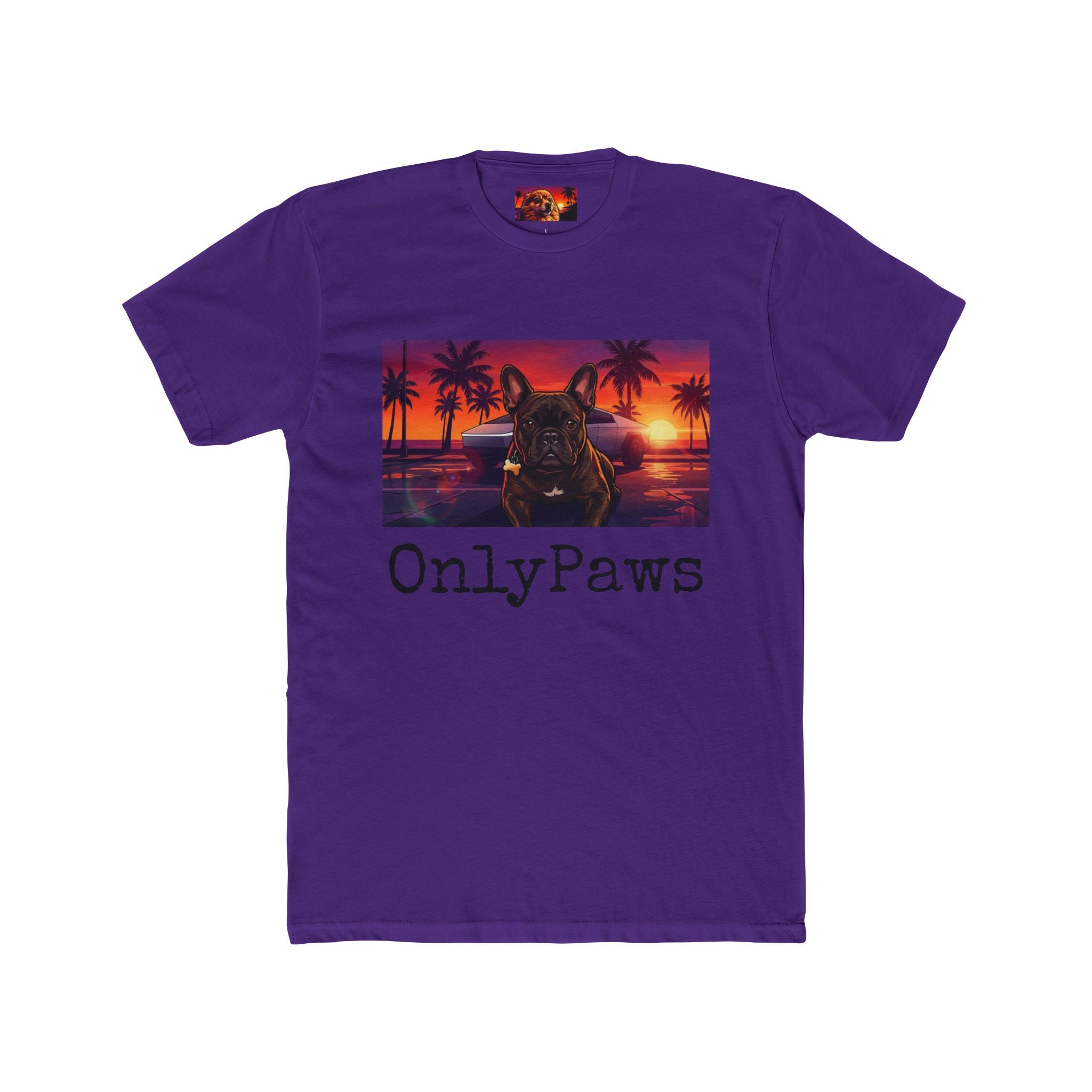 OnlyPaws Mateo Edition Sunset French Bulldog —  T-Shirt