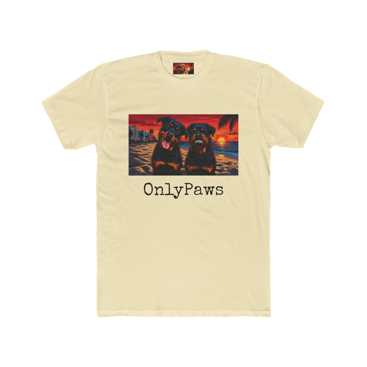 OnlyPaws Sunset Oliver and Dexter Tee
