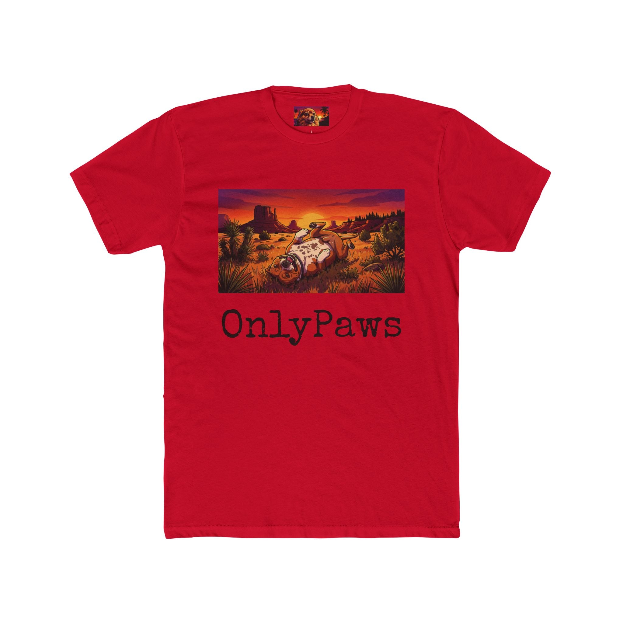 Ron Edition OnlyPaws Sunset Dog T-Shirt