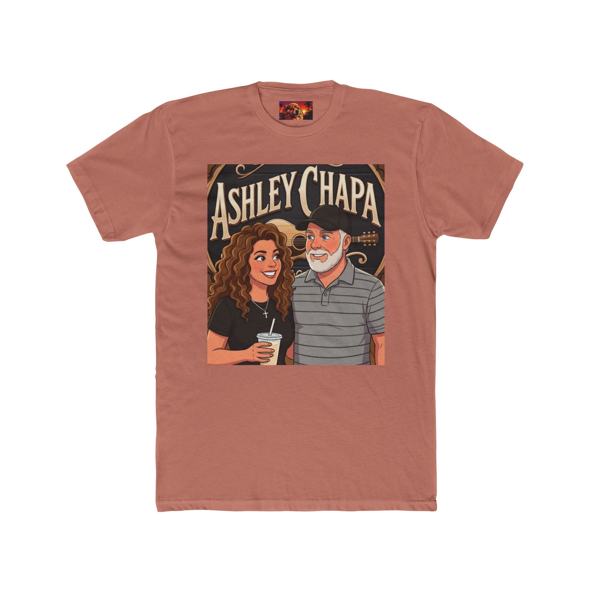 Ashley Chapa "Kenny Duo." Cotton T-Shirt