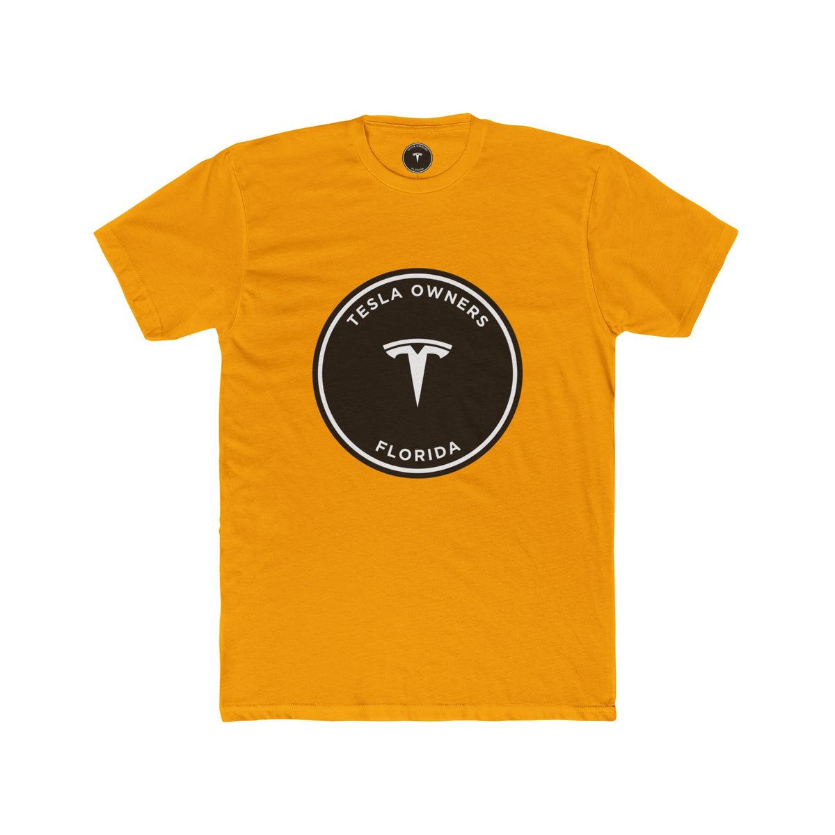 Tesla Owners Florida Club Tee — Black/White large mark | SmokehBear's Den