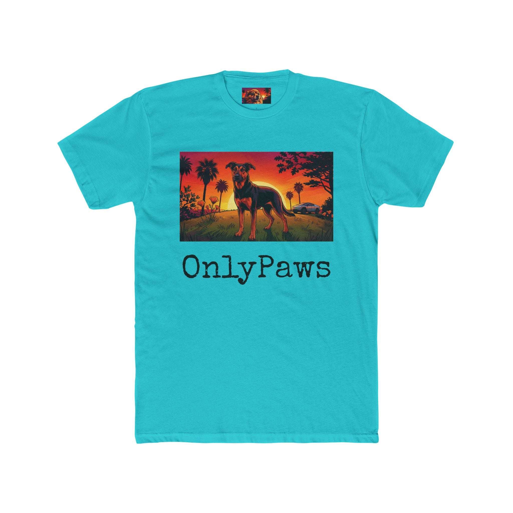 Princess Leia Edition OnlyPaws Sunset Dog T-Shirt