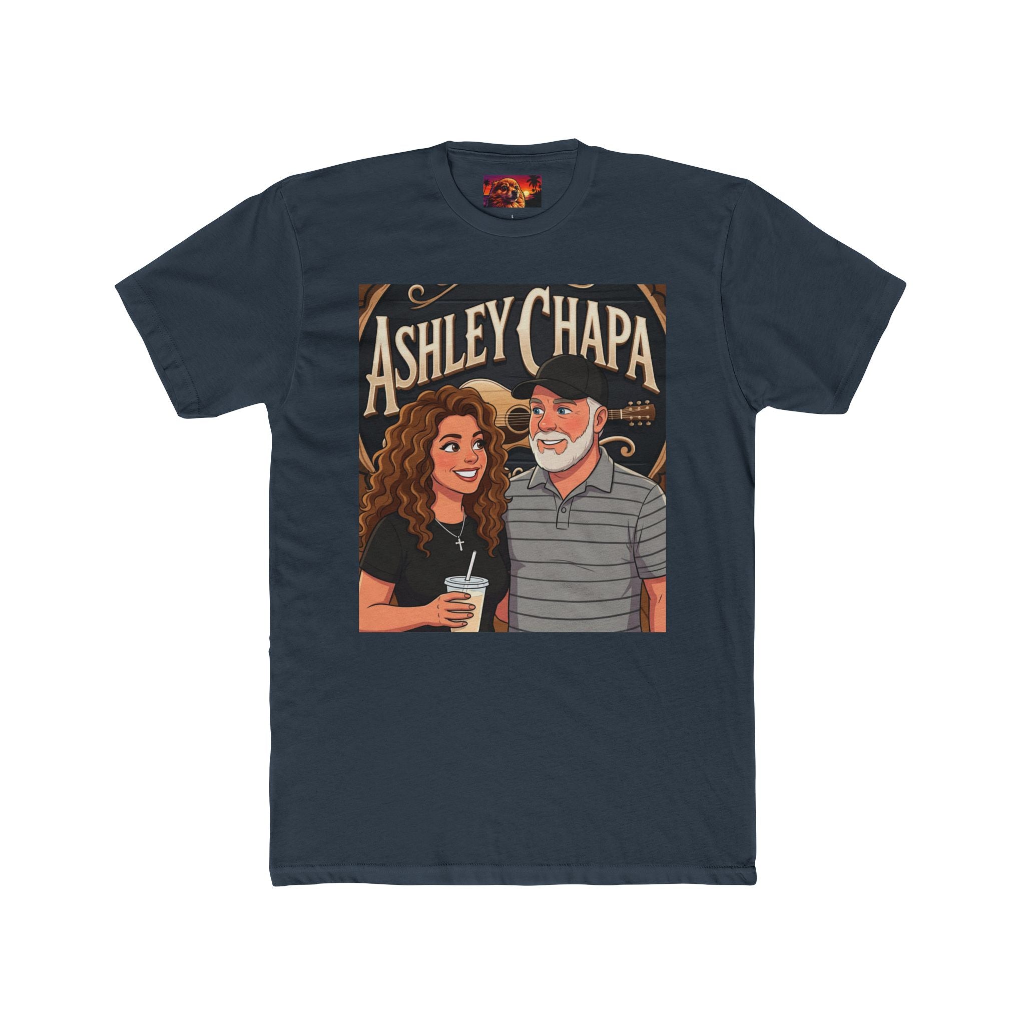 Ashley Chapa "Kenny Duo." Cotton T-Shirt