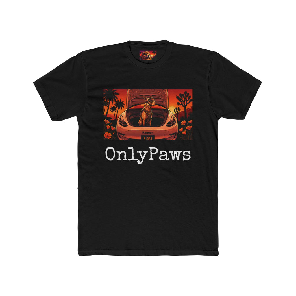 Blacked Out Ranger Edition OnlyPaws Sunset Dog T-Shirt