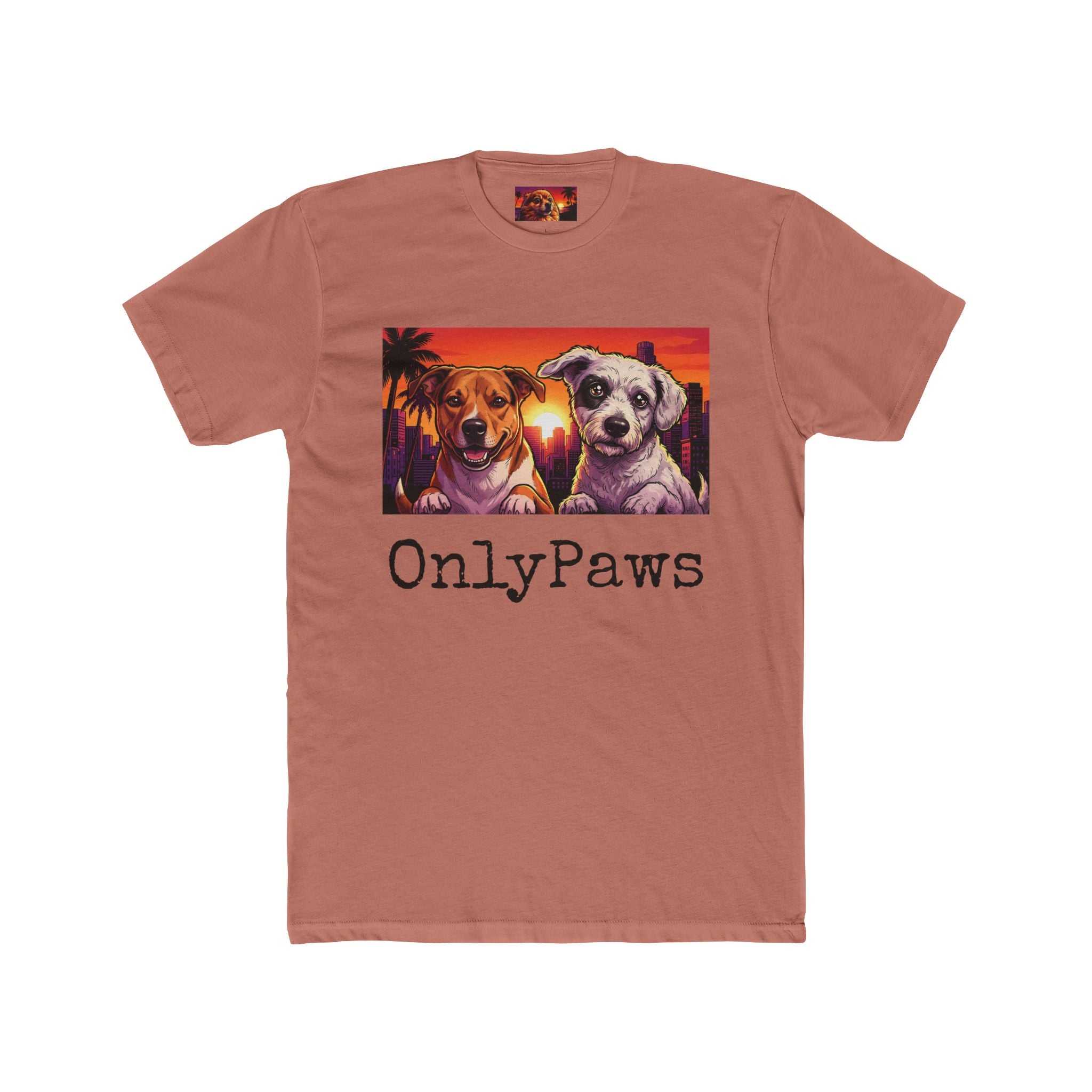 Oakley and Buster OnlyPaws Sunset Dog Tee