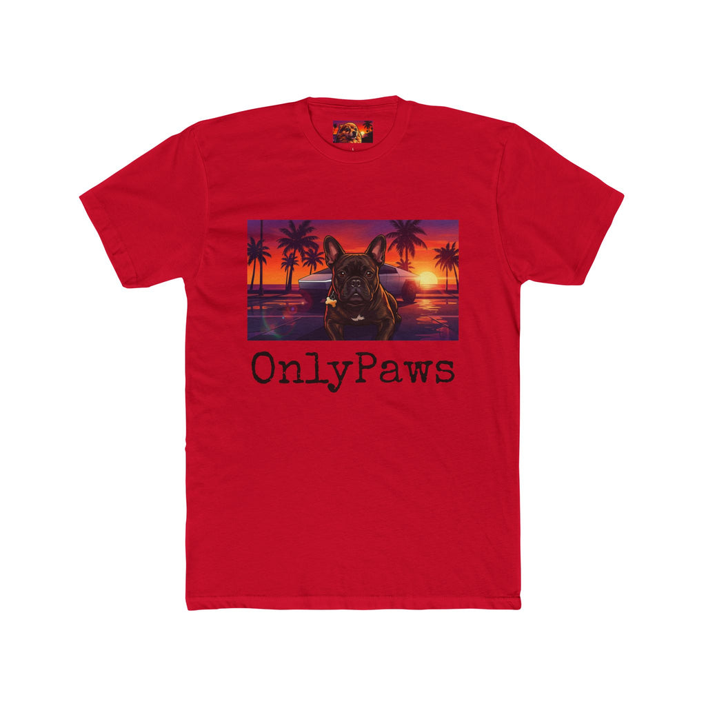 OnlyPaws Mateo Edition Sunset French Bulldog —  T-Shirt