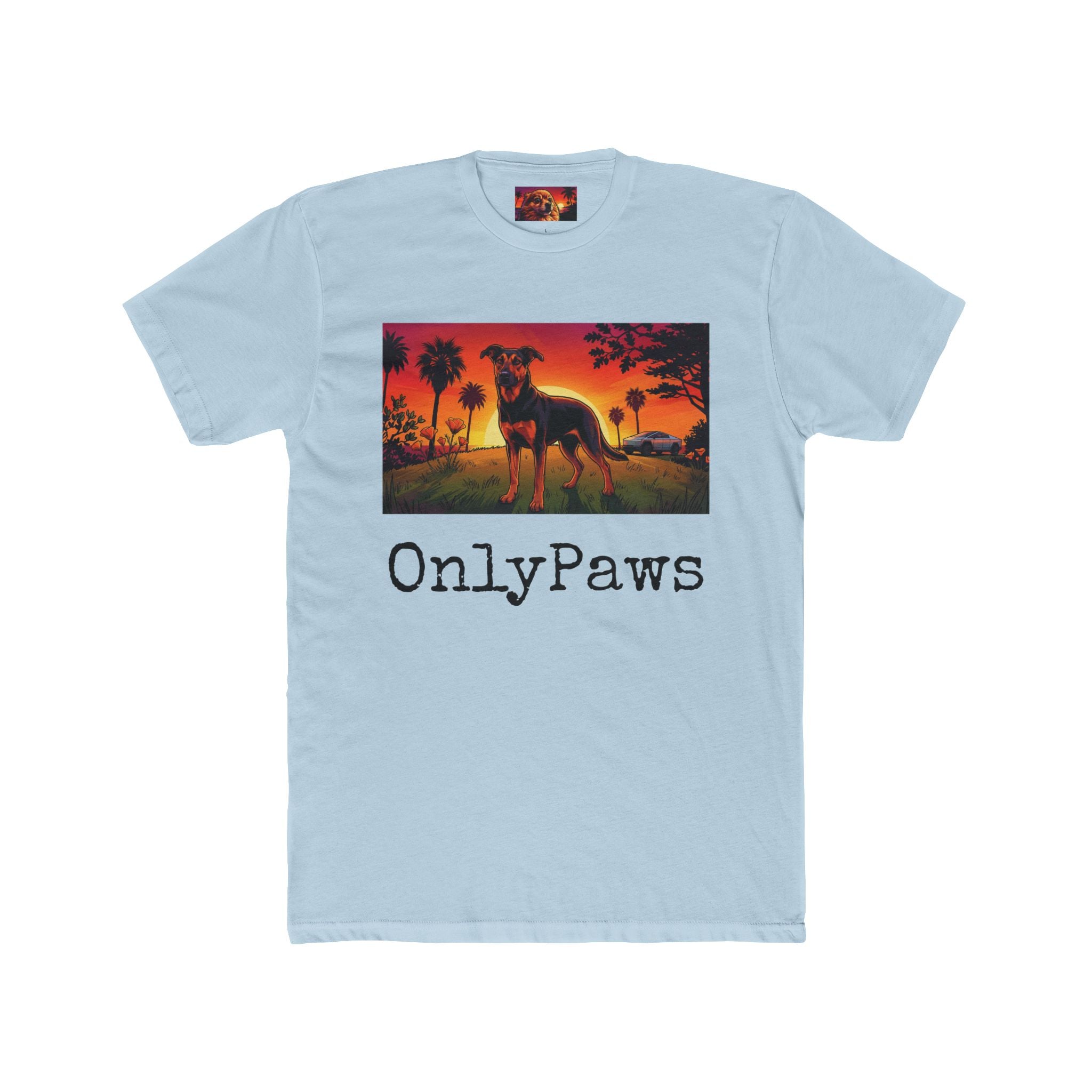 Princess Leia Edition OnlyPaws Sunset Dog T-Shirt