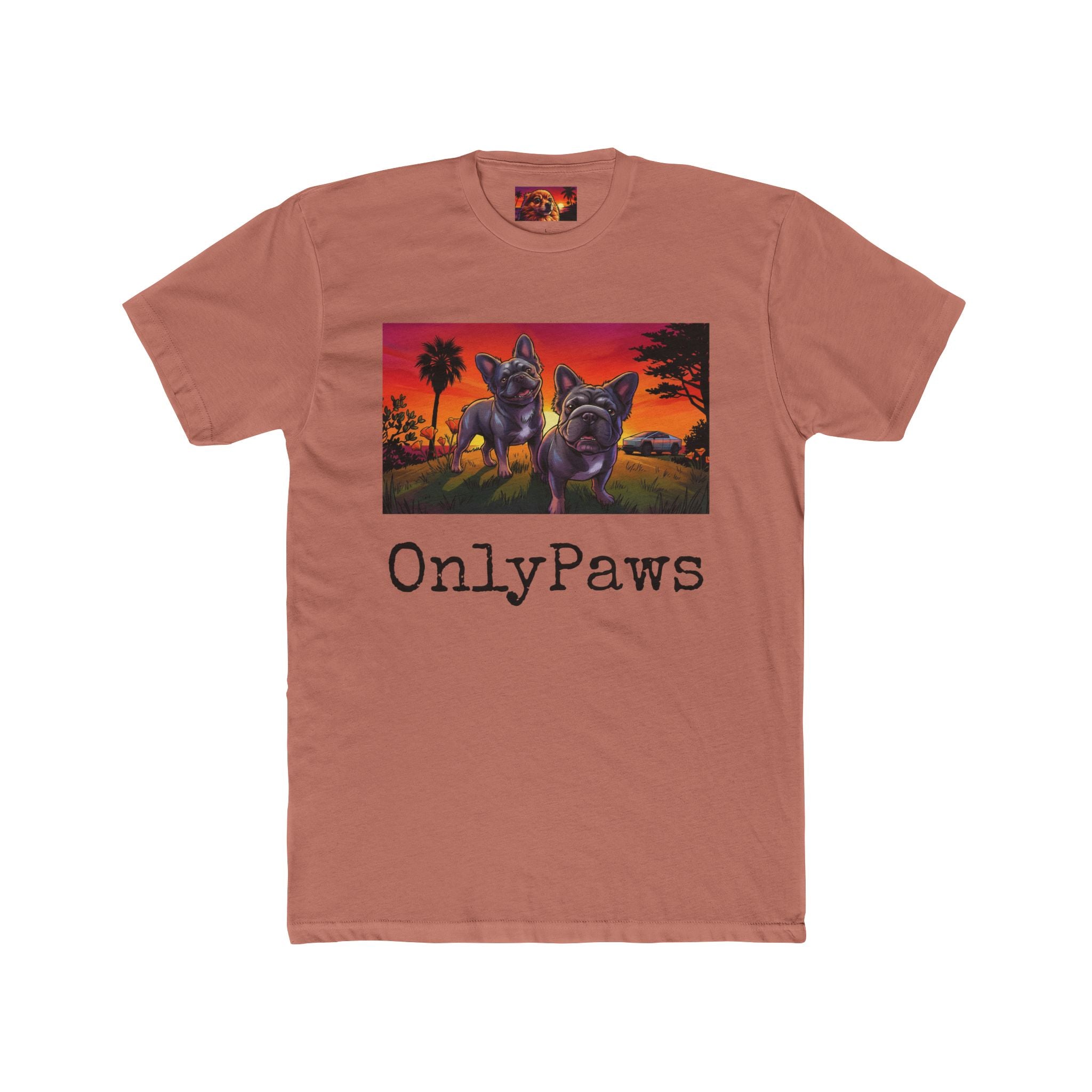 Buddha and Taz Edition OnlyPaws Sunset Dog T-Shirt