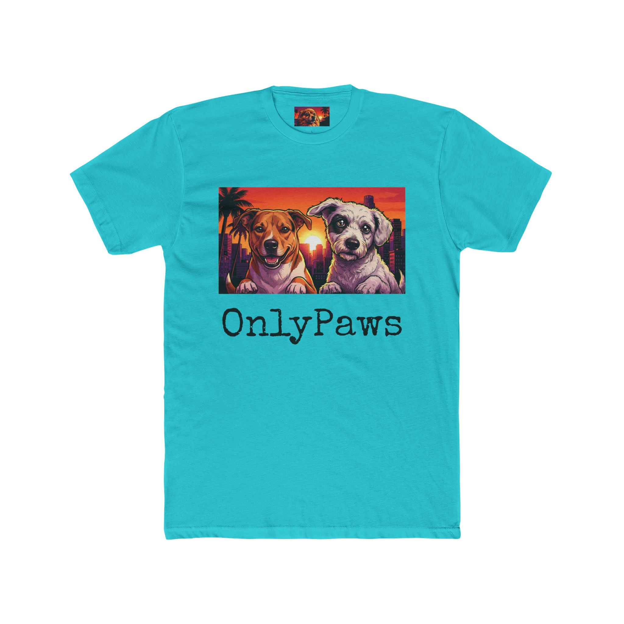 Oakley and Buster OnlyPaws Sunset Dog Tee