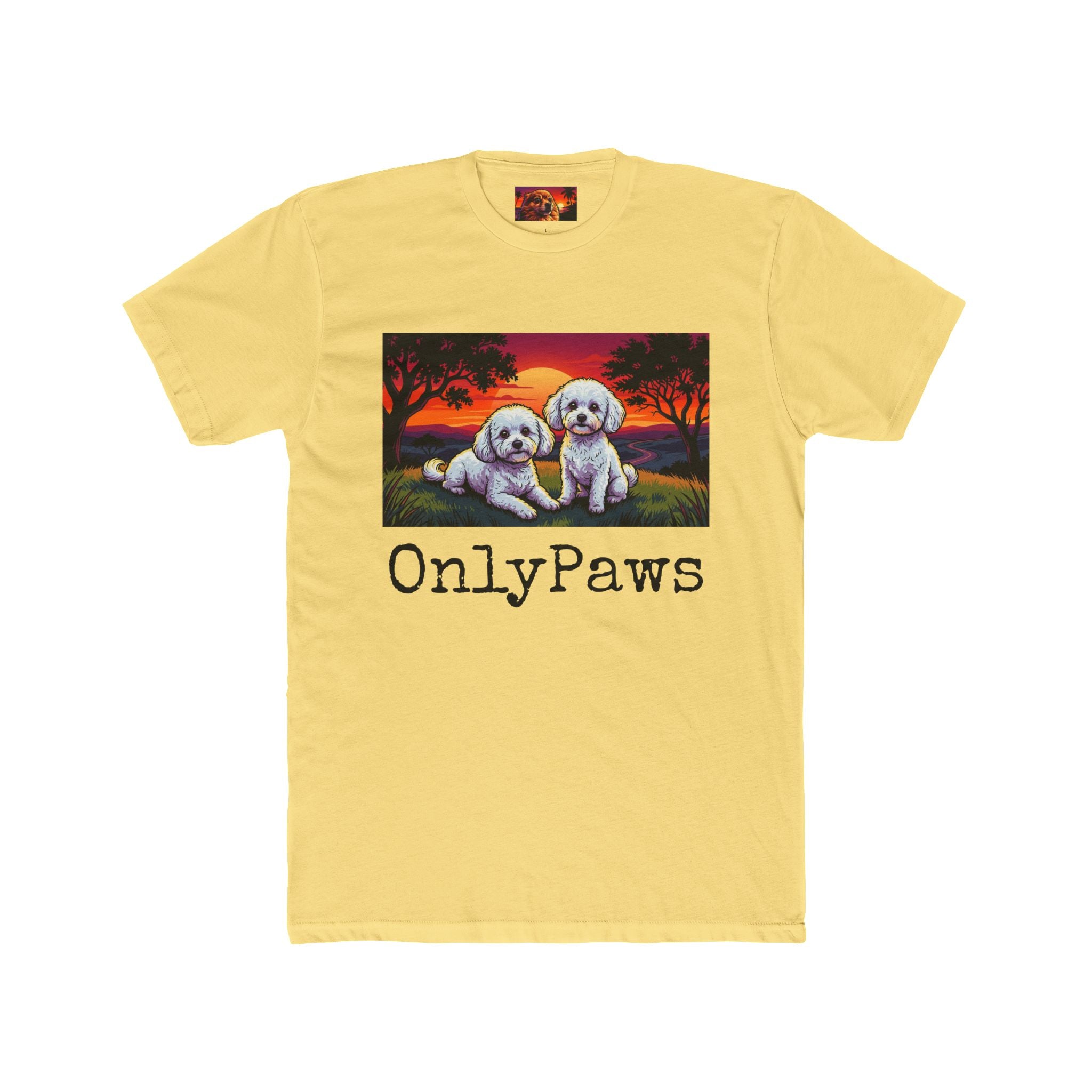 OnlyPaws Gypsy and Bella Edition Sunset dog —  T-Shirt