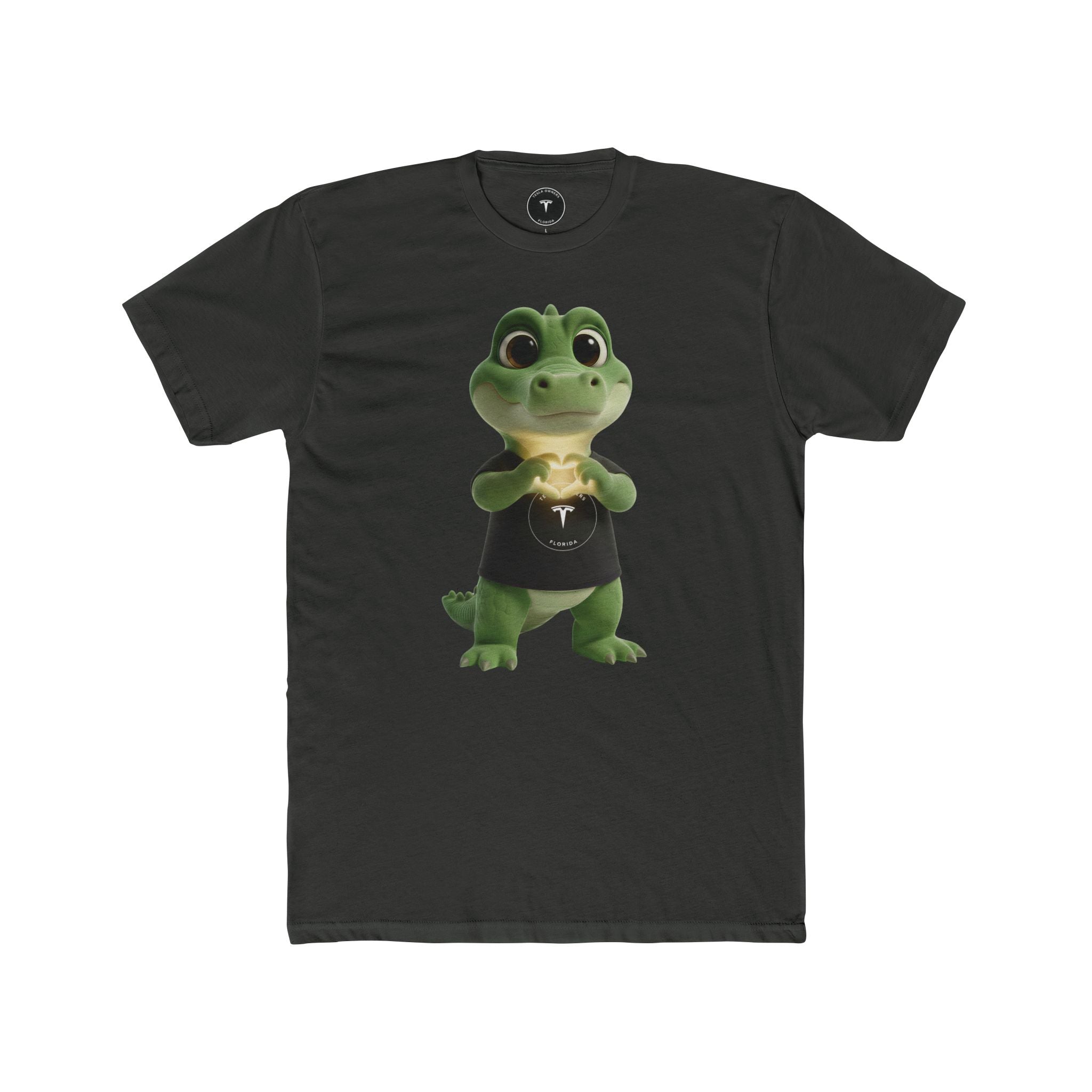 Tesla Owners Florida FloDaGator Heart Glow T-Shirt