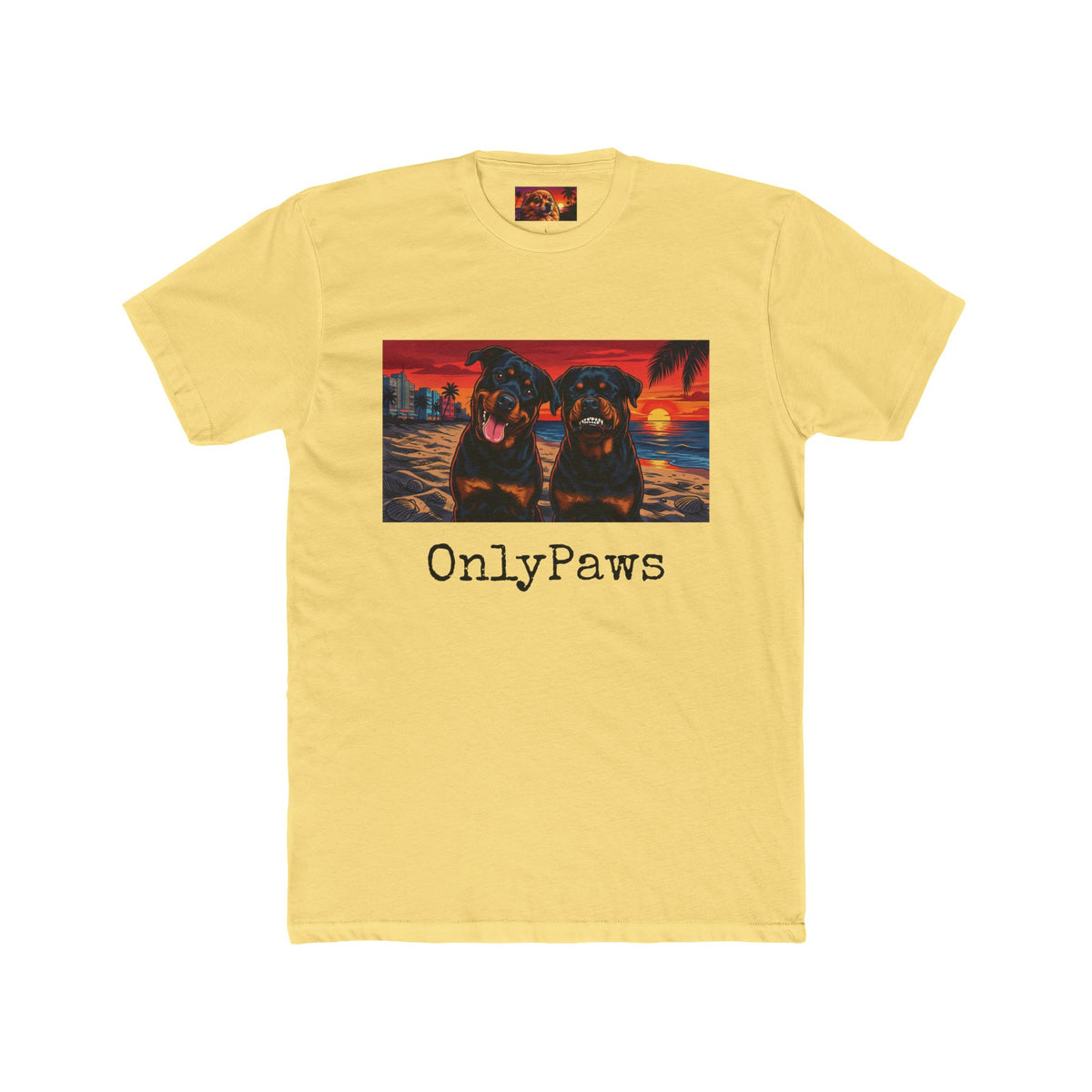 OnlyPaws Sunset Oliver and Dexter Tee