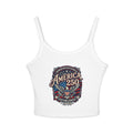 Ladies America 250 Crop Spaghetti Strap Tank Top — Established 1776