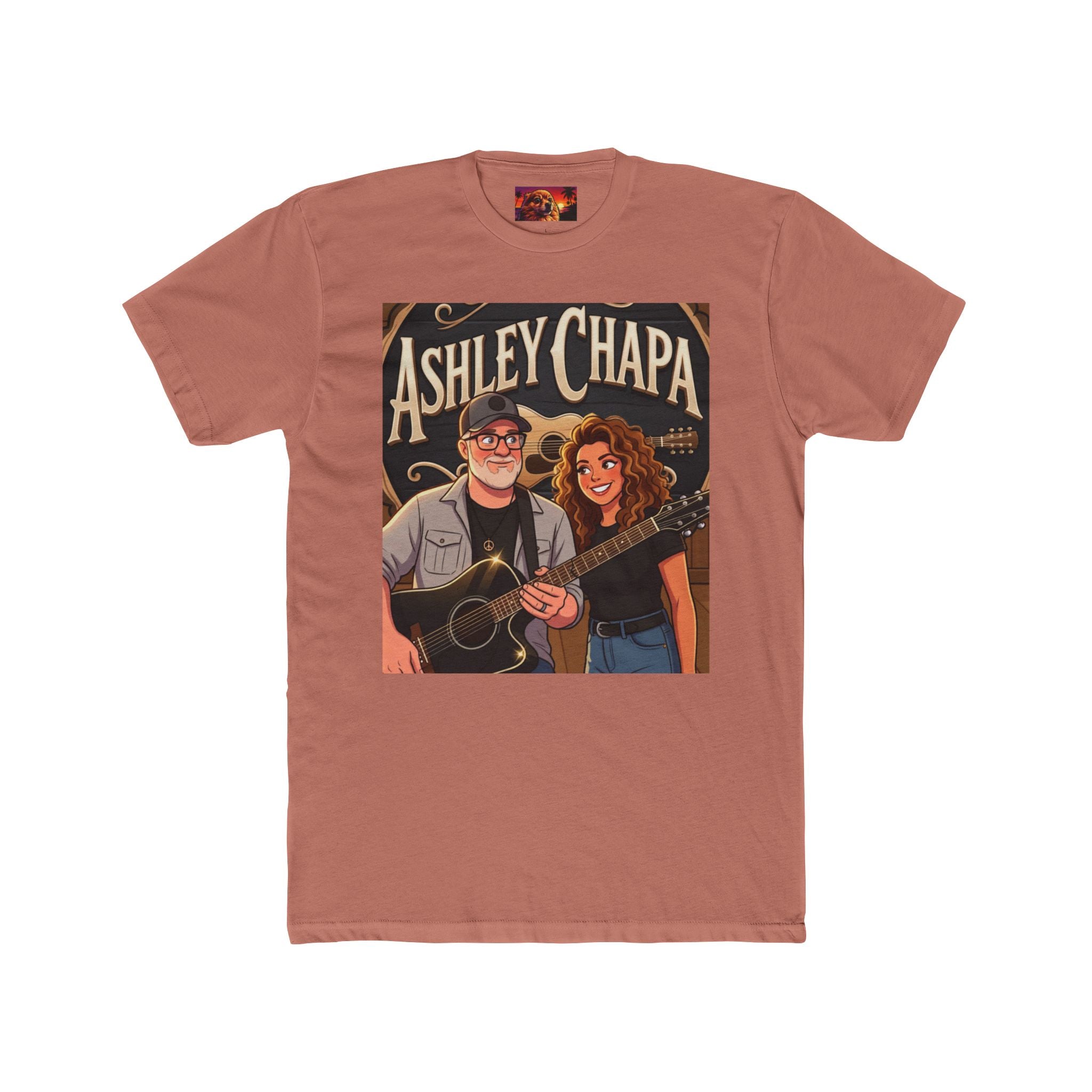 Ashley Chapa "Acoustic Duo." Cotton T-Shirt