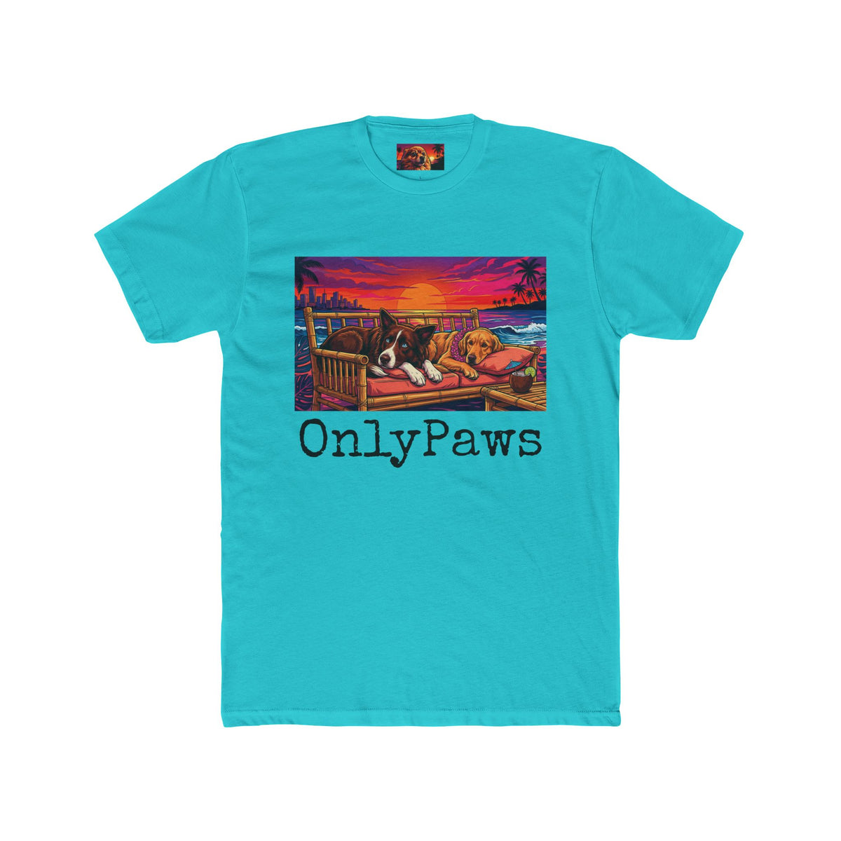 OnlyPaws Oreo and Addie Edition Sunset French Bulldog —  T-Shirt