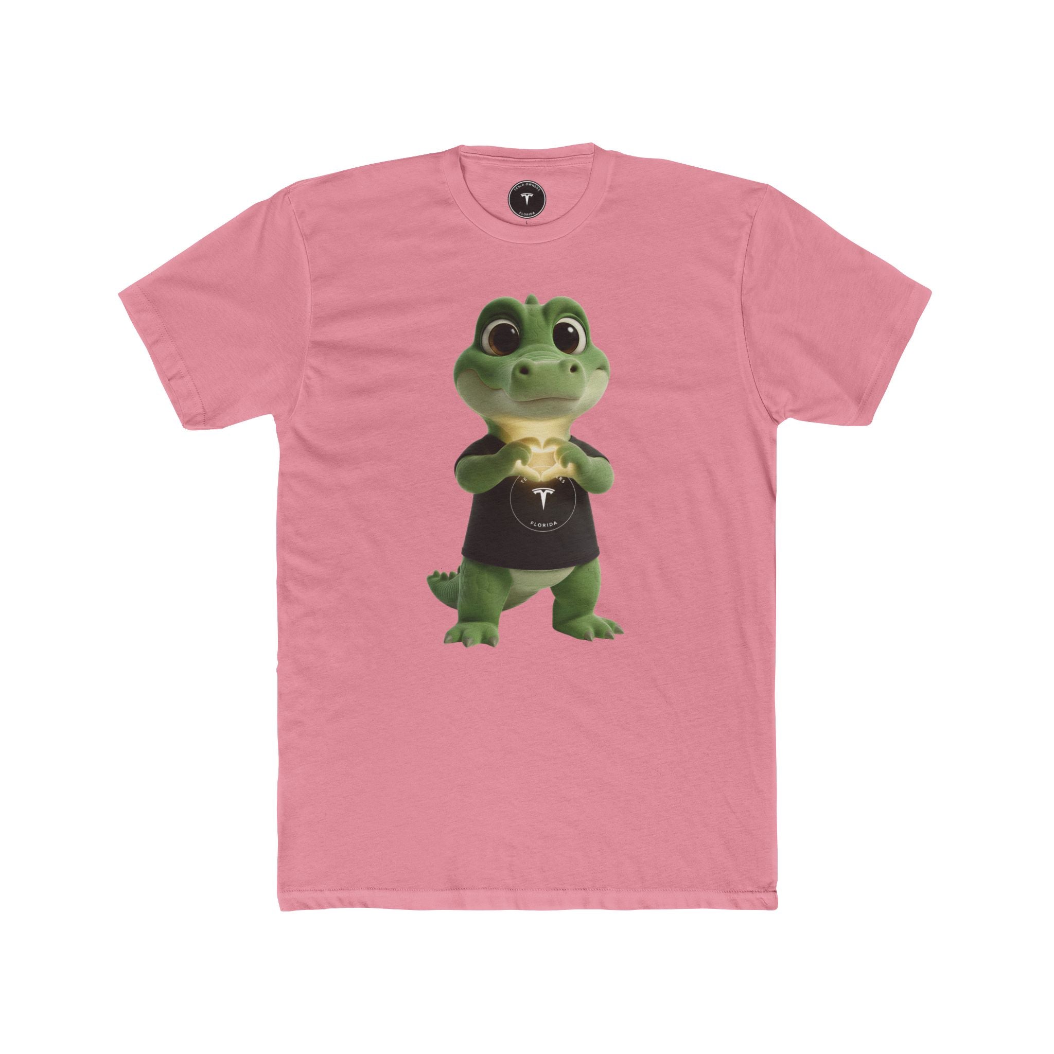 Tesla Owners Florida FloDaGator Heart Glow T-Shirt
