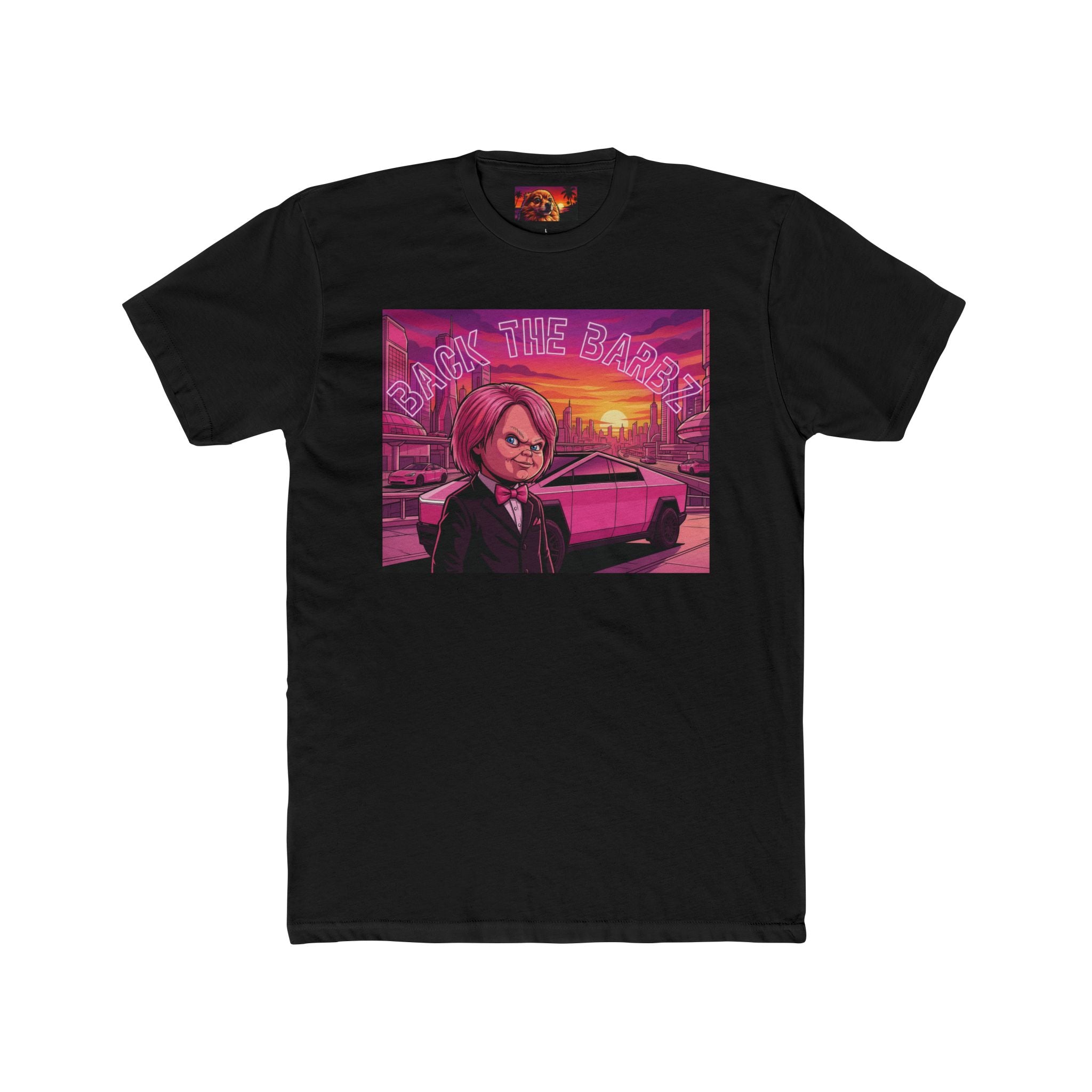 "BACK THE BARBZ." Cotton T-Shirt