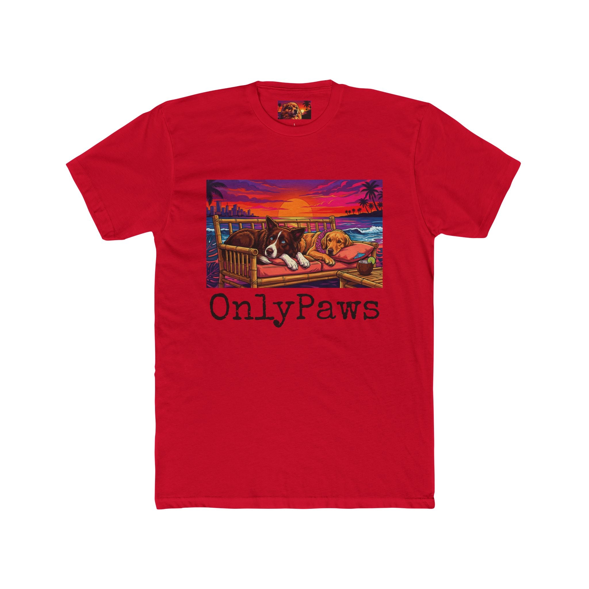 OnlyPaws Oreo and Addie Edition Sunset French Bulldog —  T-Shirt