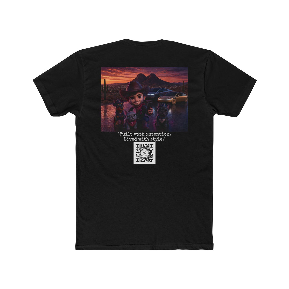 @BromarBuilt "Built with intention. Lived with style." Cotton T-Shirt