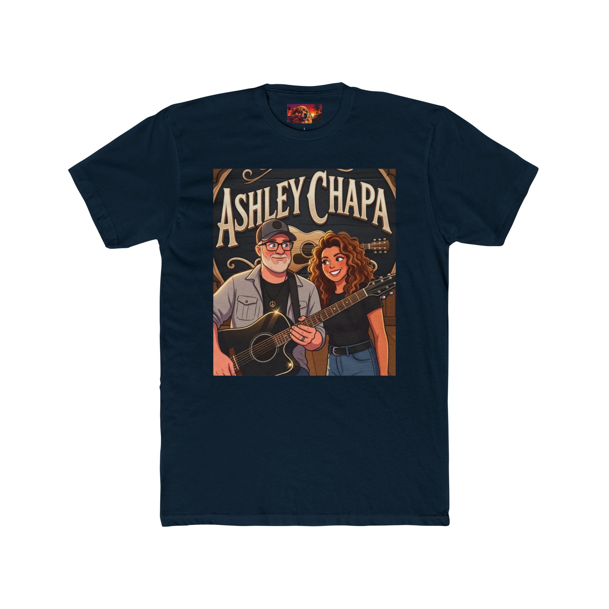 Ashley Chapa "Acoustic Duo." Cotton T-Shirt