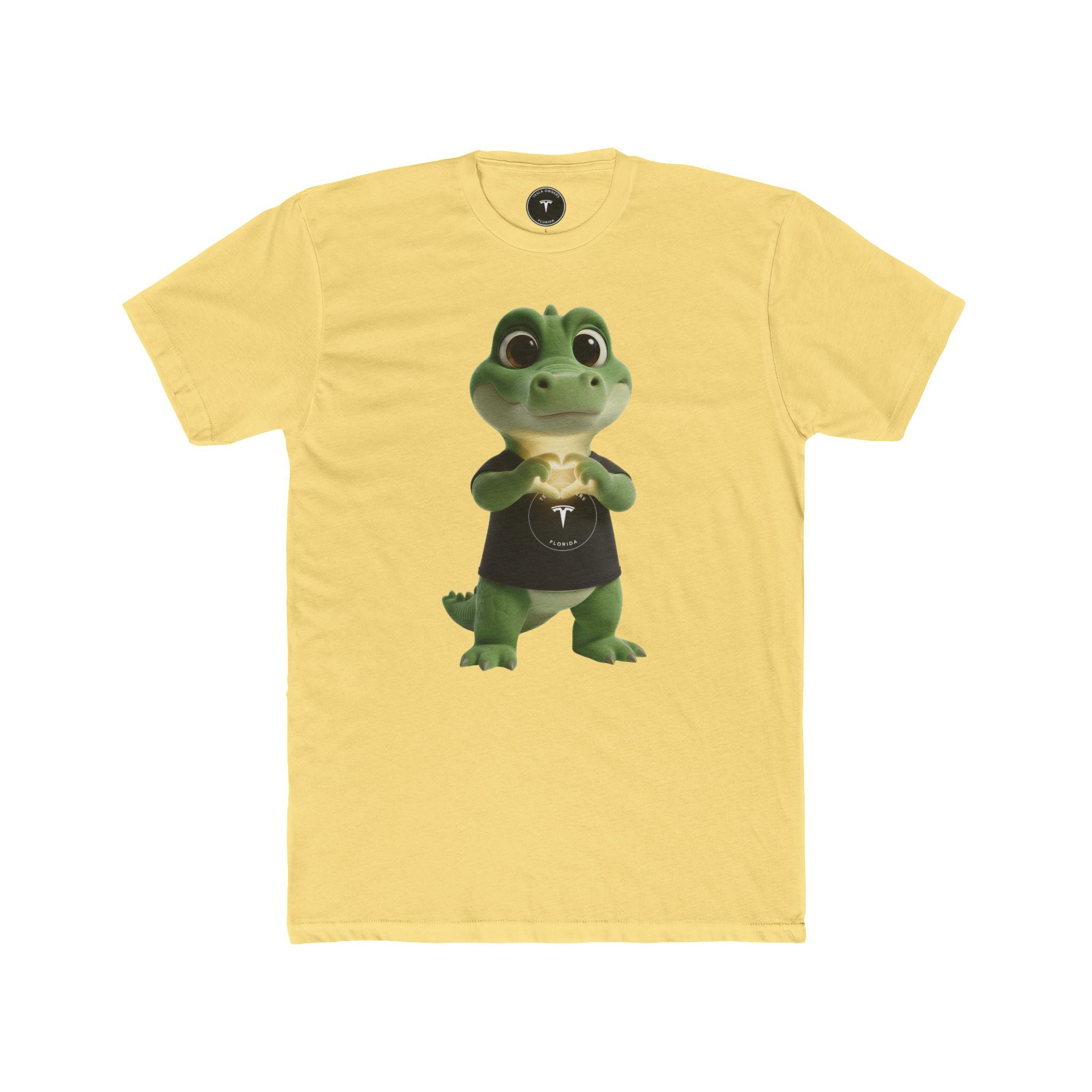 Tesla Owners Florida FloDaGator Heart Glow T-Shirt