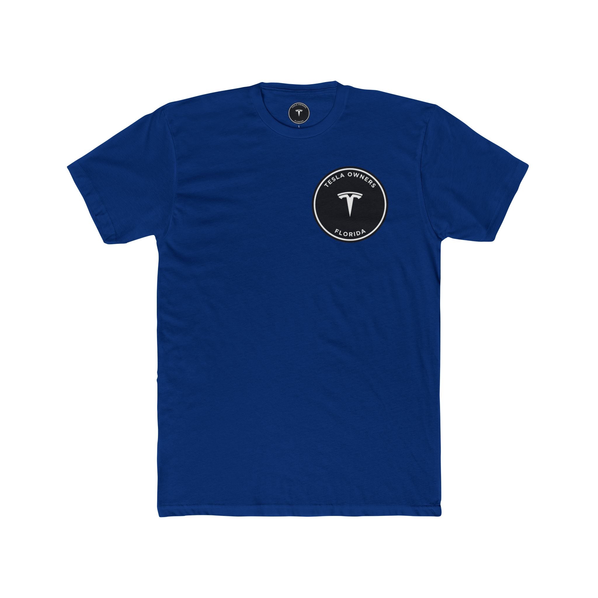 Tesla Owners Florida T-Shirt (small logo front, large back)