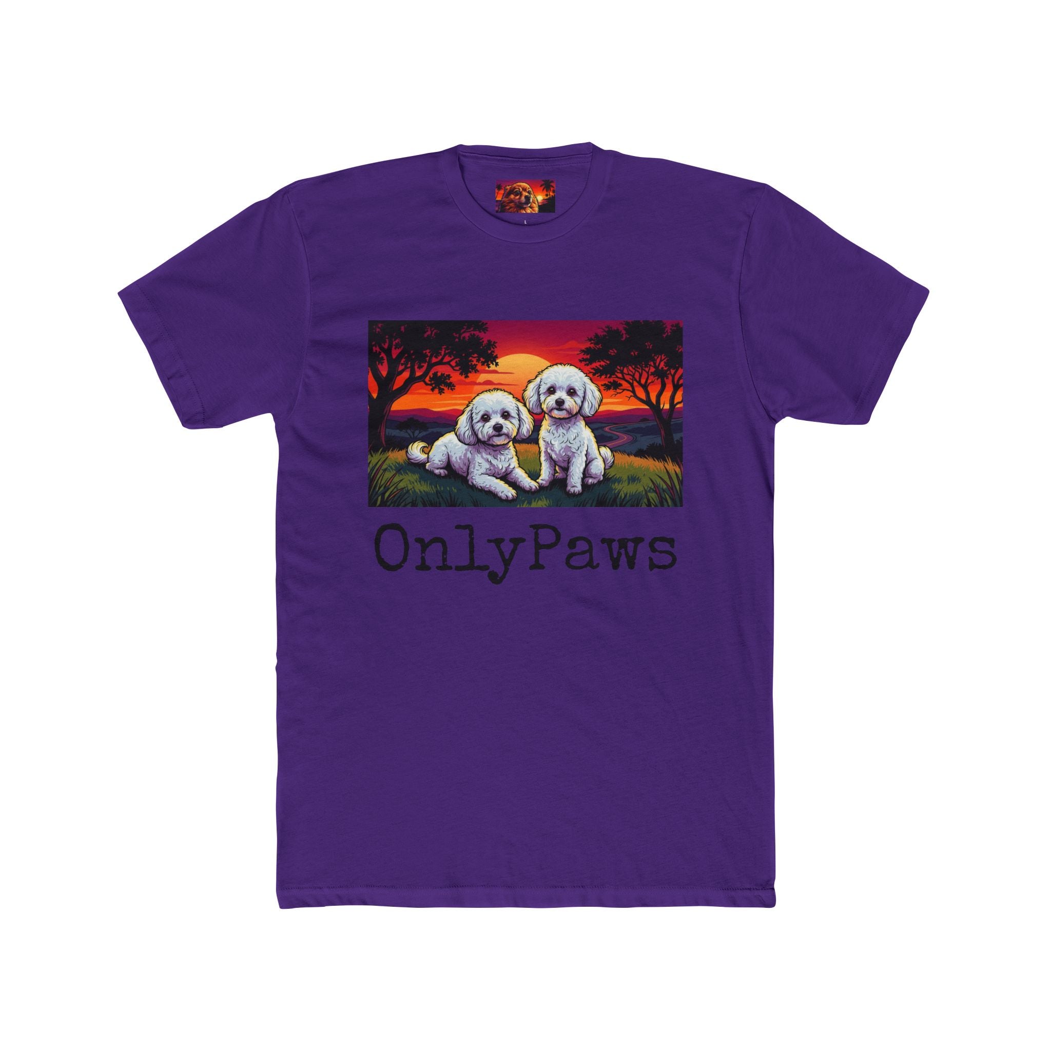 OnlyPaws Gypsy and Bella Edition Sunset dog —  T-Shirt