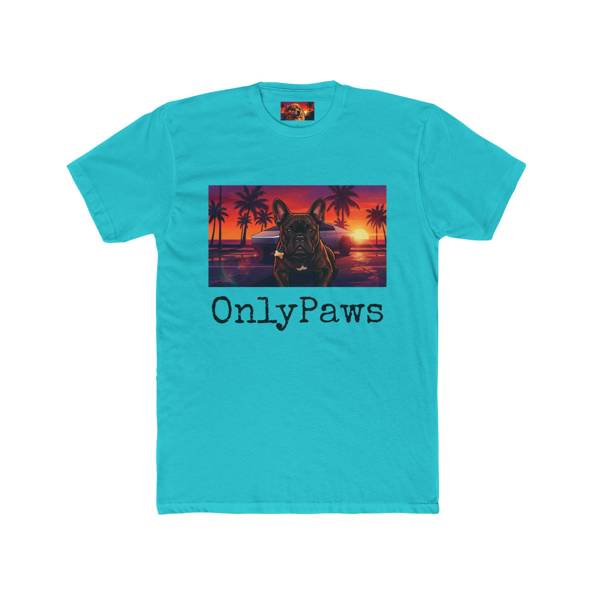 OnlyPaws Mateo Edition Sunset French Bulldog —  T-Shirt