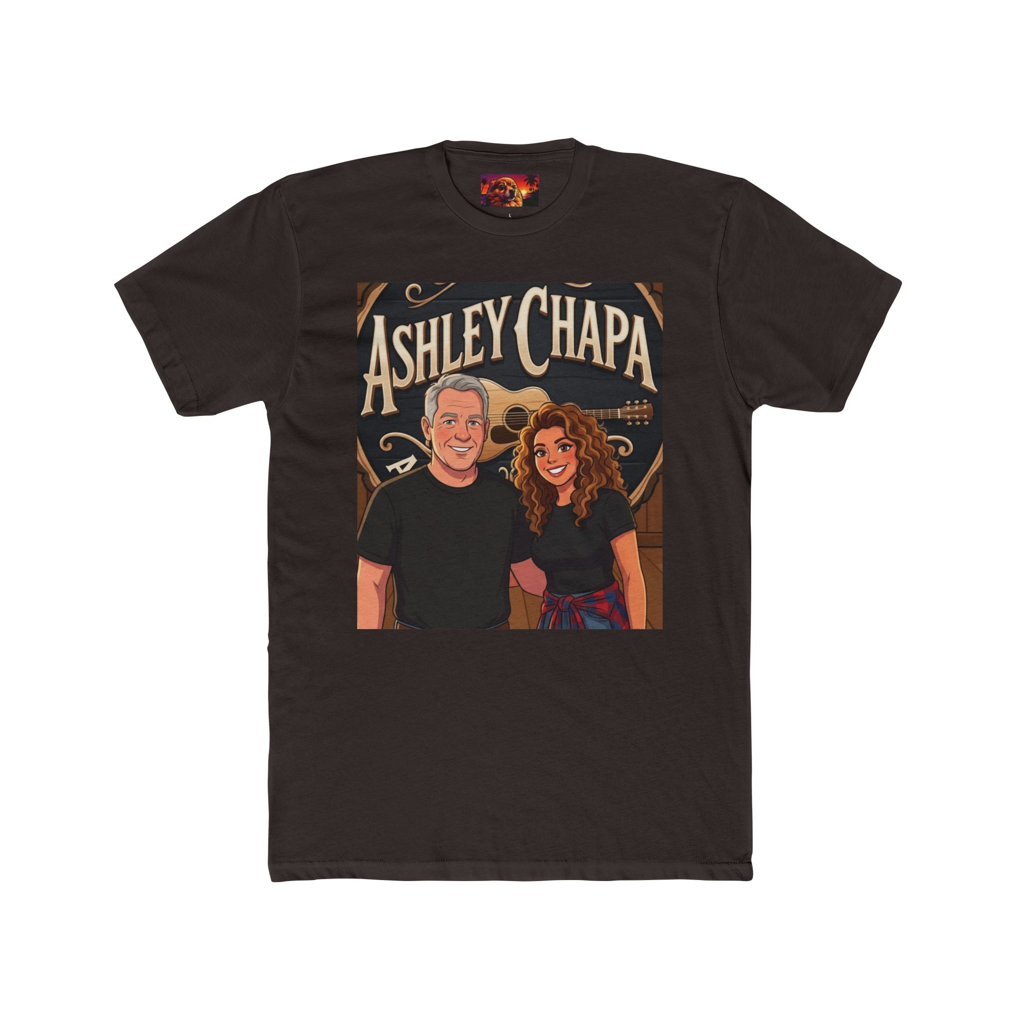 Ashley Chapa "Bruce Duo." Cotton T-Shirt