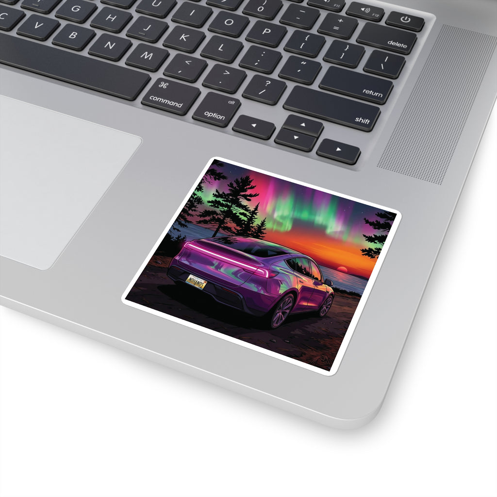 @JuniperDriver — "NOHANDS." Square border stickers (indoor use)