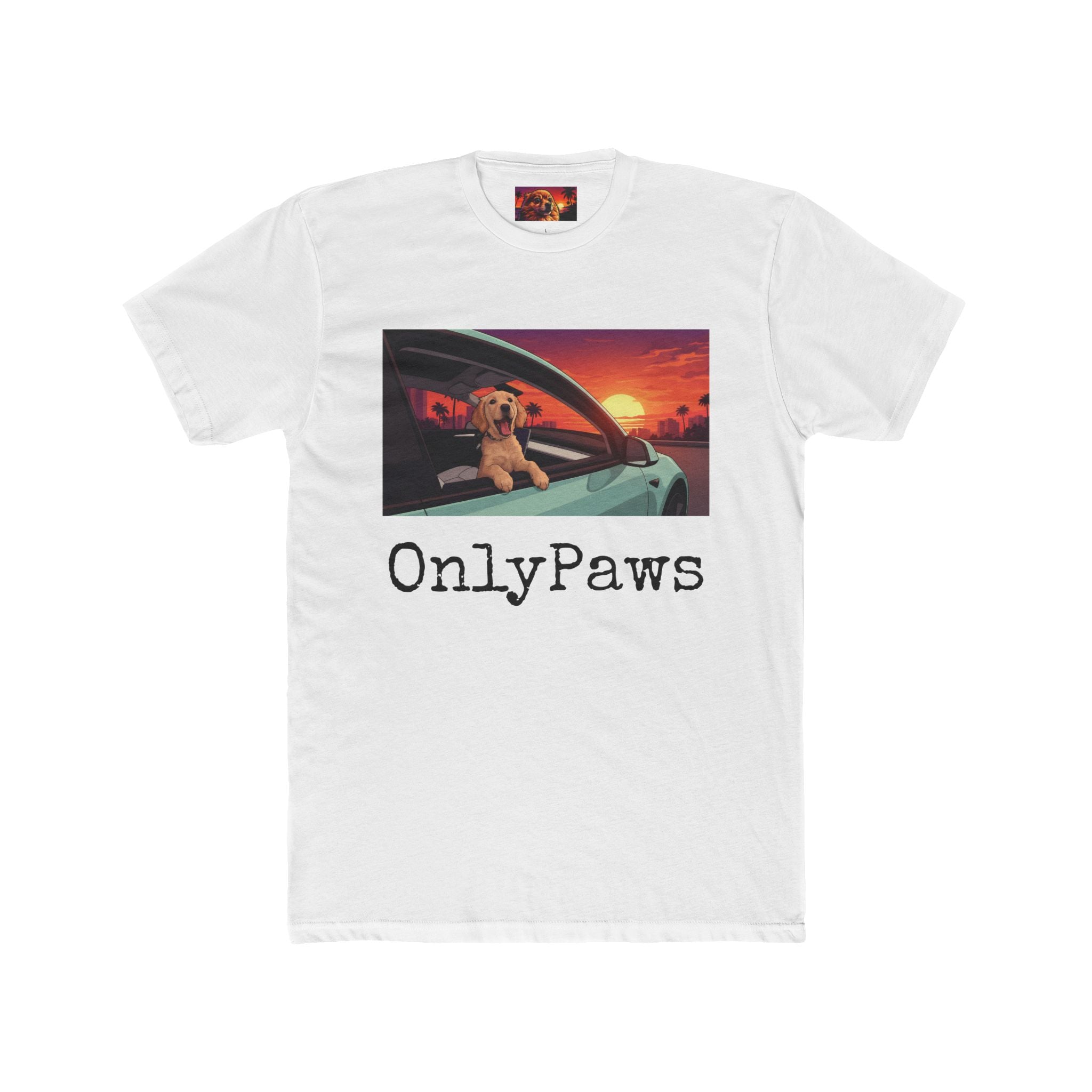 Mochi Edition OnlyPaws Sunset Dog T-Shirt
