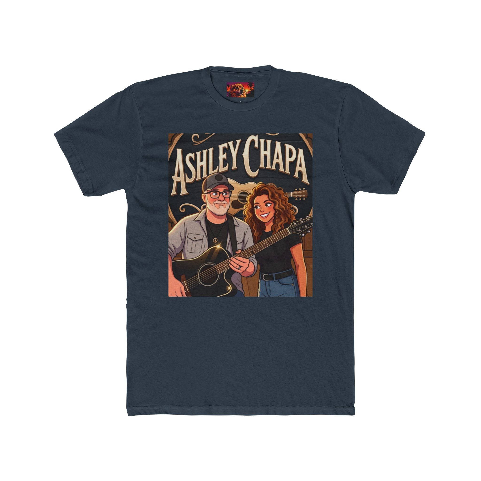 Ashley Chapa "Acoustic Duo." Cotton T-Shirt