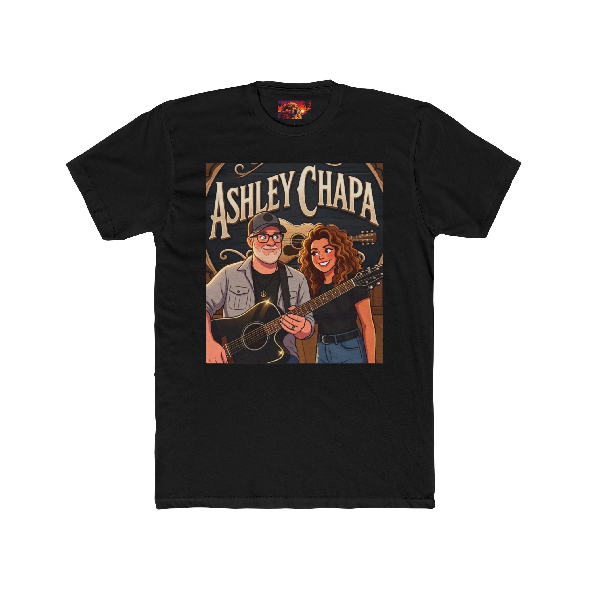 Ashley Chapa "Acoustic Duo." Cotton T-Shirt