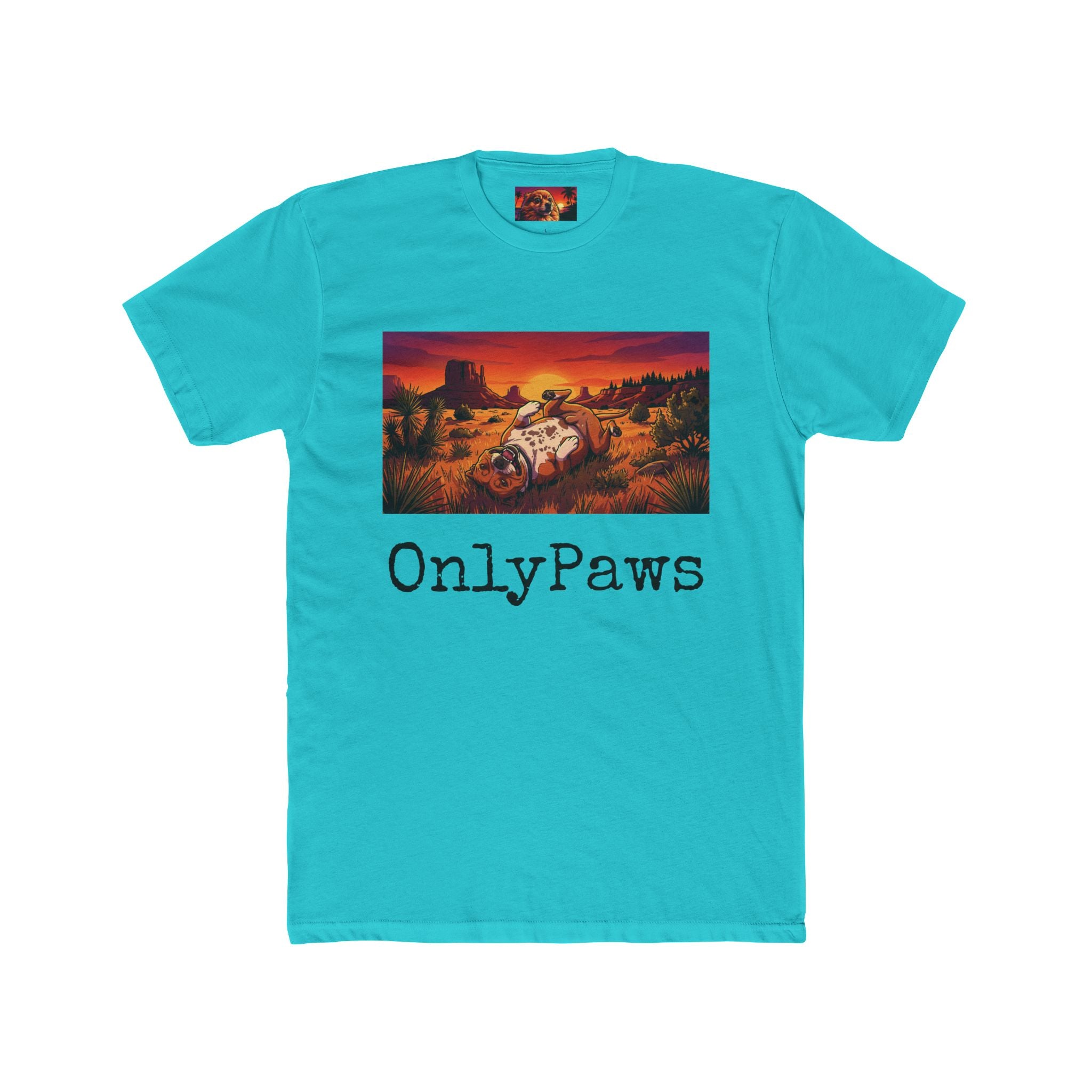 Ron Edition OnlyPaws Sunset Dog T-Shirt