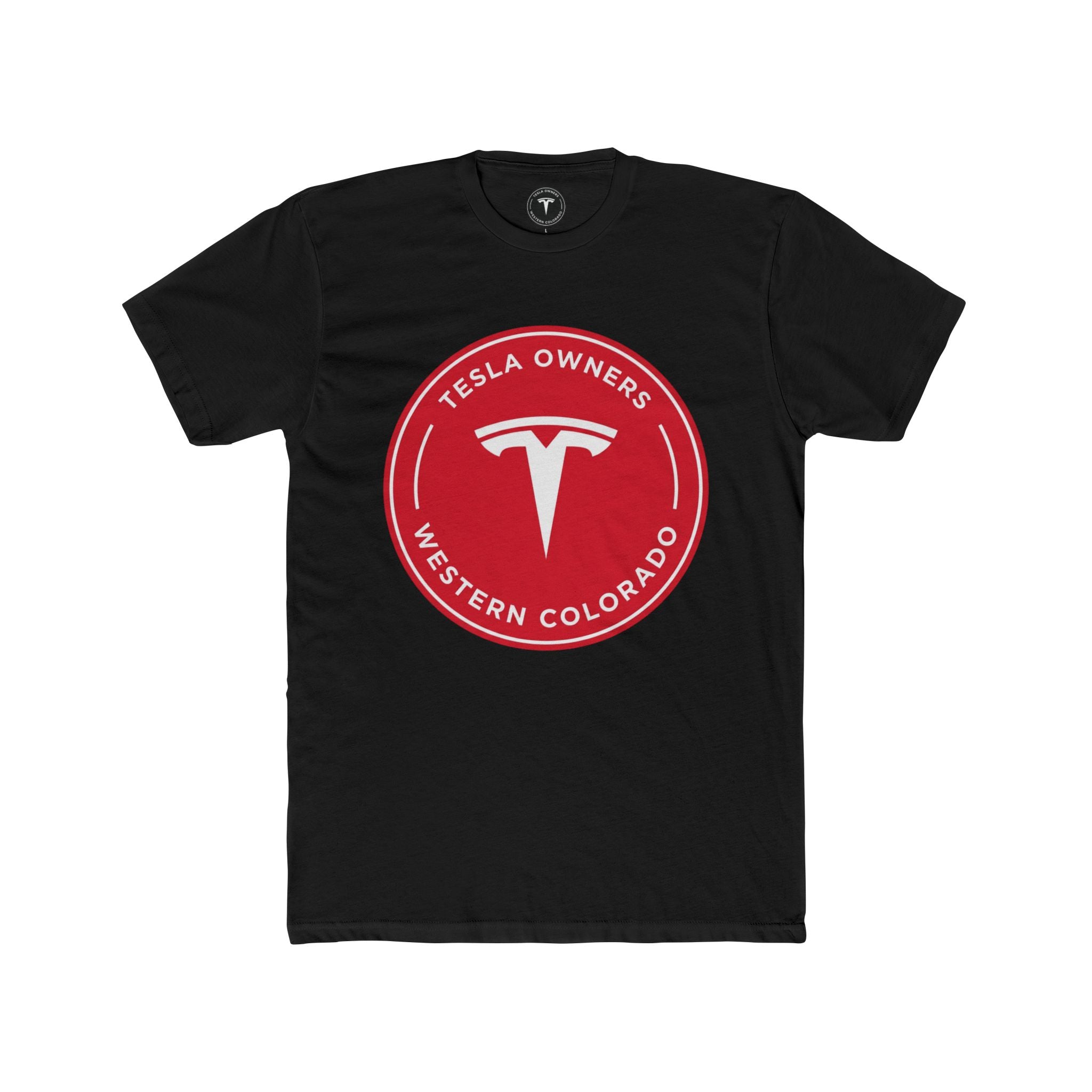 Tesla Owners Western Colorado T-Shirt (Red/White)